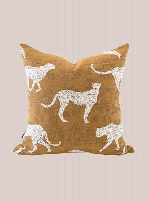 Safari Decorative Terracotta Throw Pillowcase, Earthy Tone Modern Fall Decors - PRHOMZ