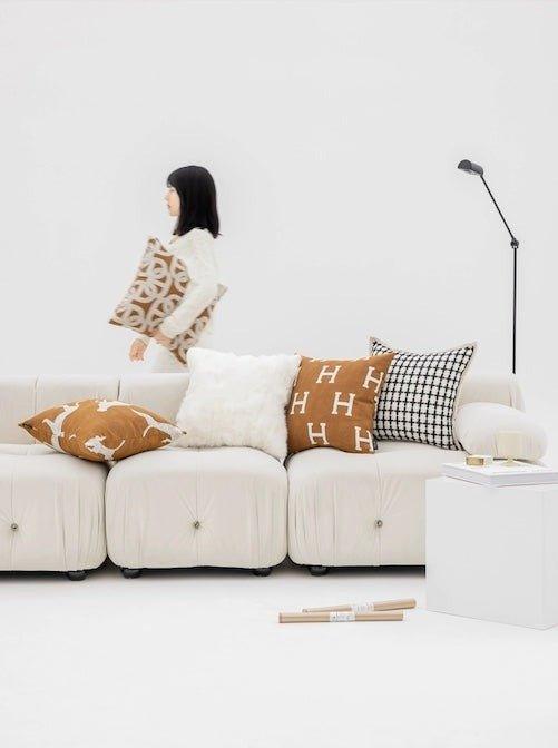 Safari Decorative Terracotta Throw Pillowcase, Earthy Tone Modern Fall Decors - PRHOMZ