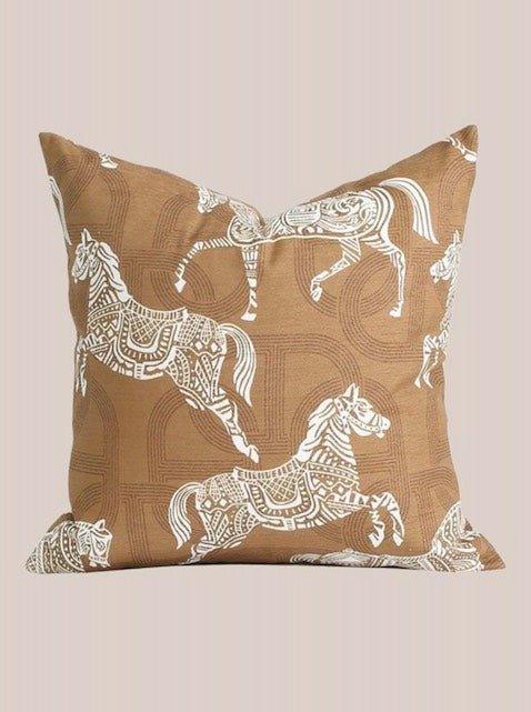 Safari Decorative Terracotta Throw Pillowcase, Earthy Tone Modern Fall Decors - PRHOMZ