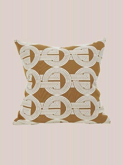 Safari Decorative Terracotta Throw Pillowcase, Earthy Tone Modern Fall Decors - PRHOMZ