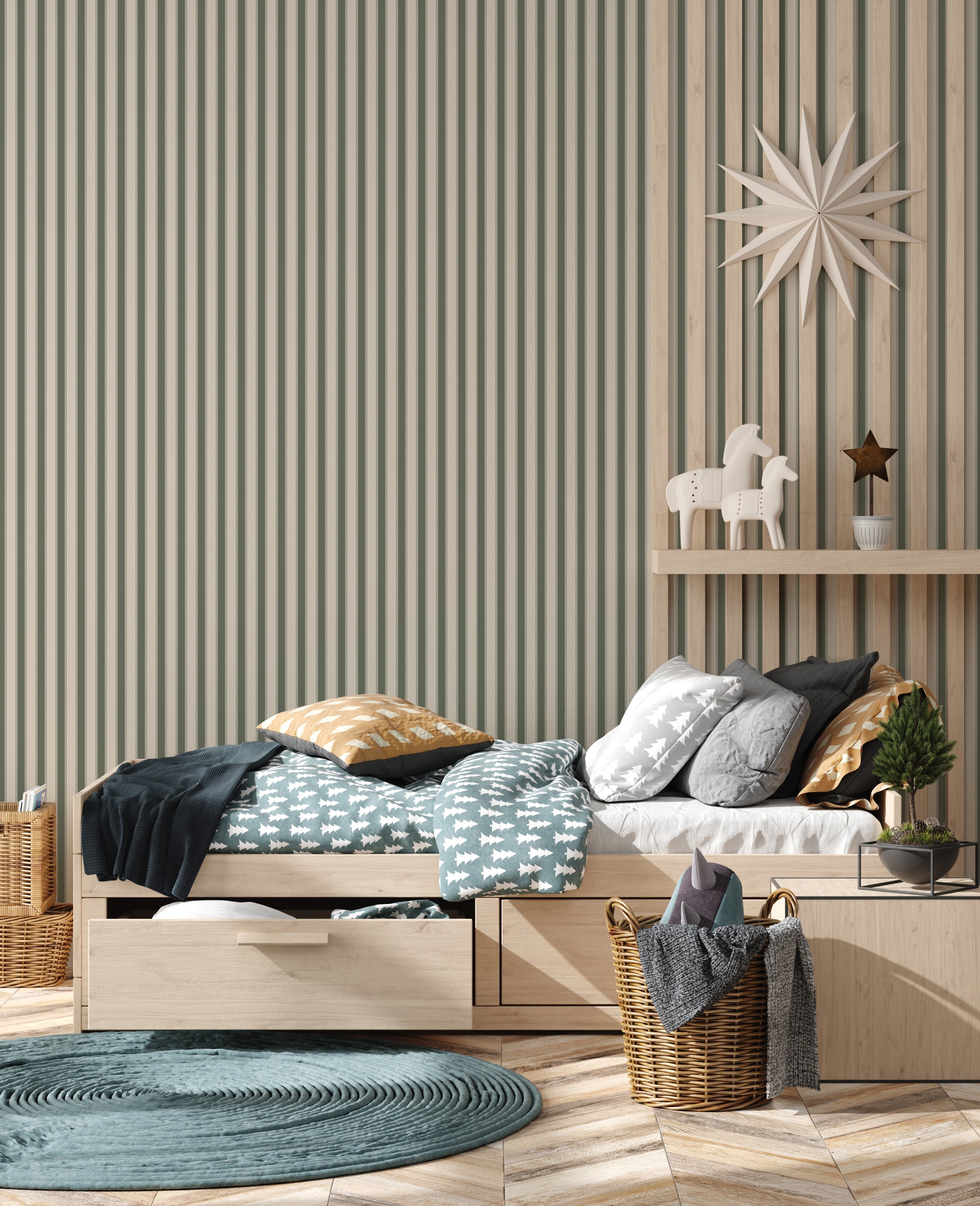 Curt Wallpaper by Hailey Kiefer Designs