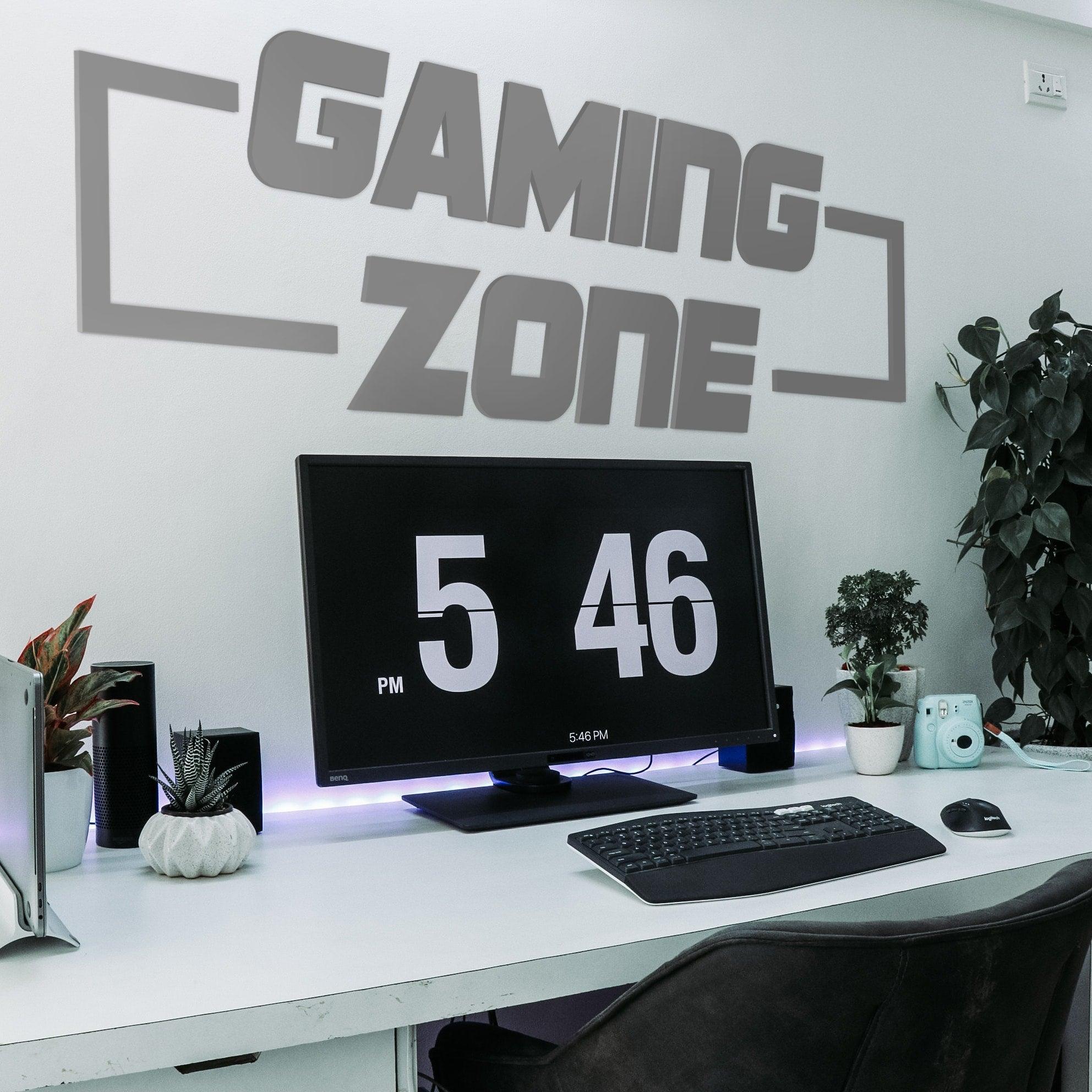Gaming Zone 3D Sign - PRHOMZ