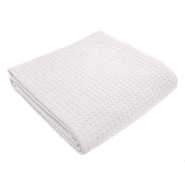 Herringbone & Honeycomb Weave Cotton Thermal Blanket 2 PK - PRHOMZ