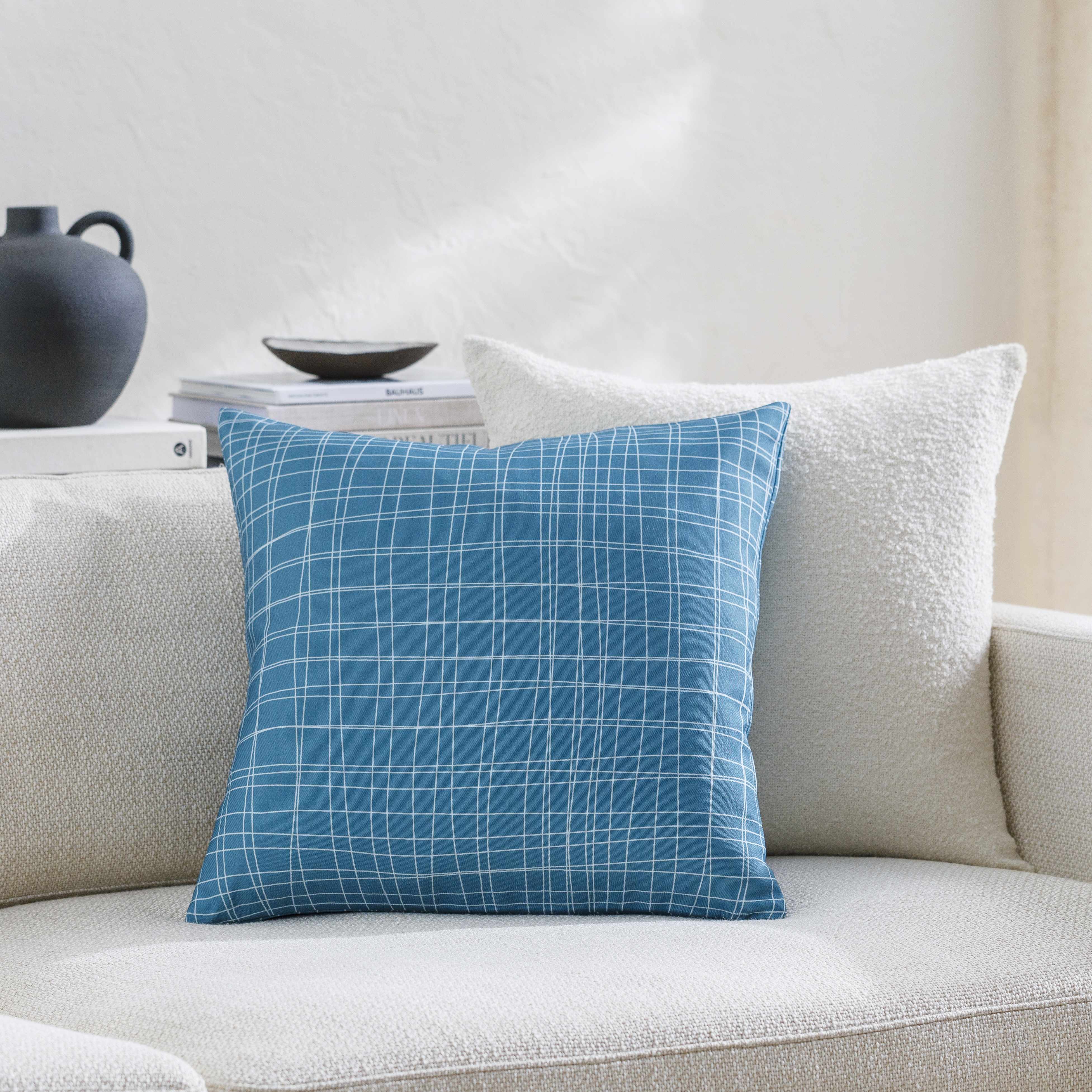 Kezia Teal Throw Pillow-1