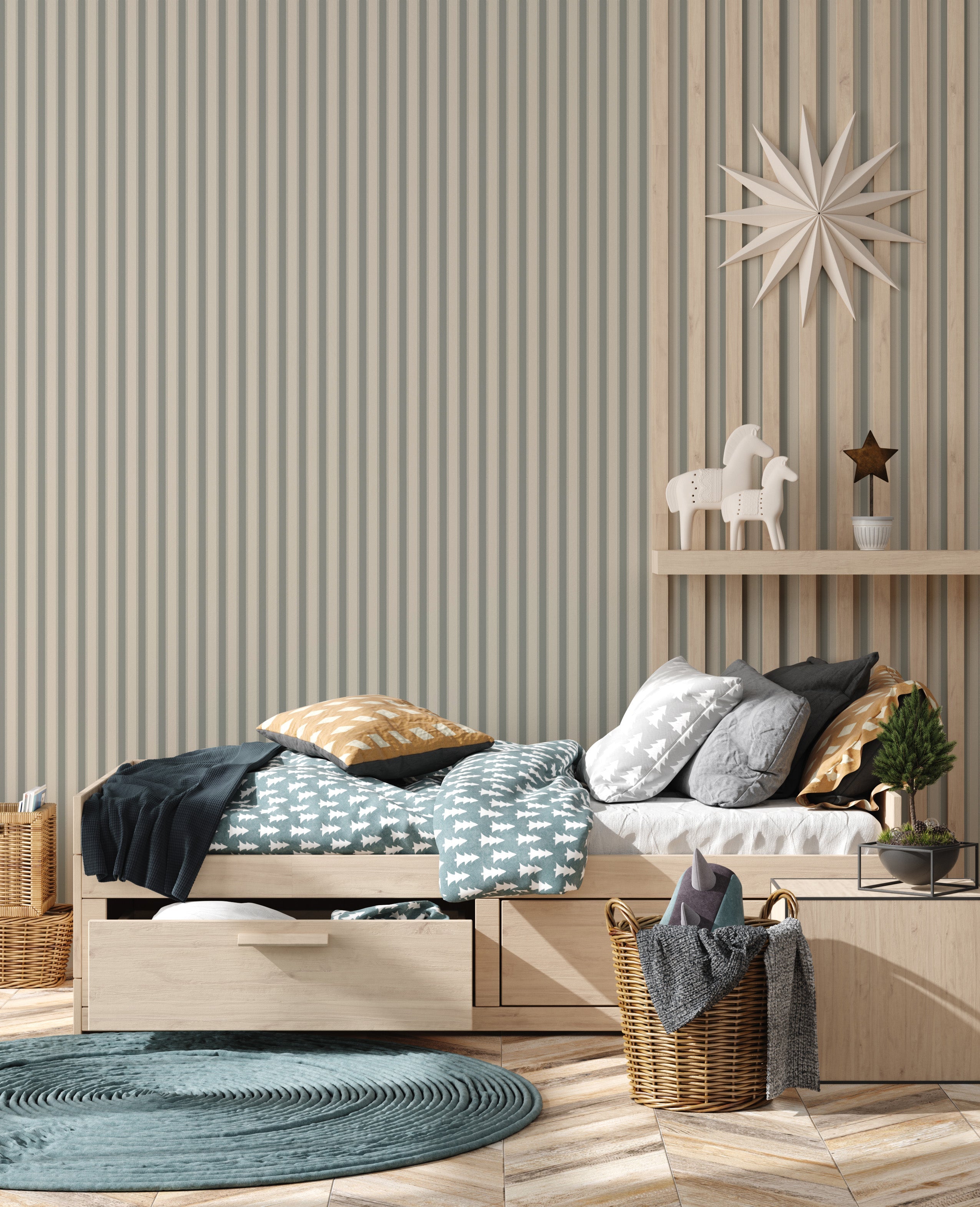 Curt Wallpaper by Hailey Kiefer Designs