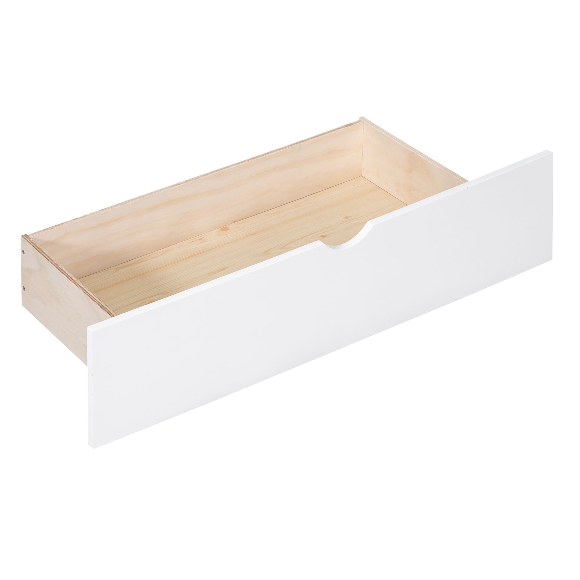 Shared Kids Room Twin Over Twin Wood Bunk Bed with Storage Drawers and Multi-Layer Cabinet White | Just Better Bunk Beds