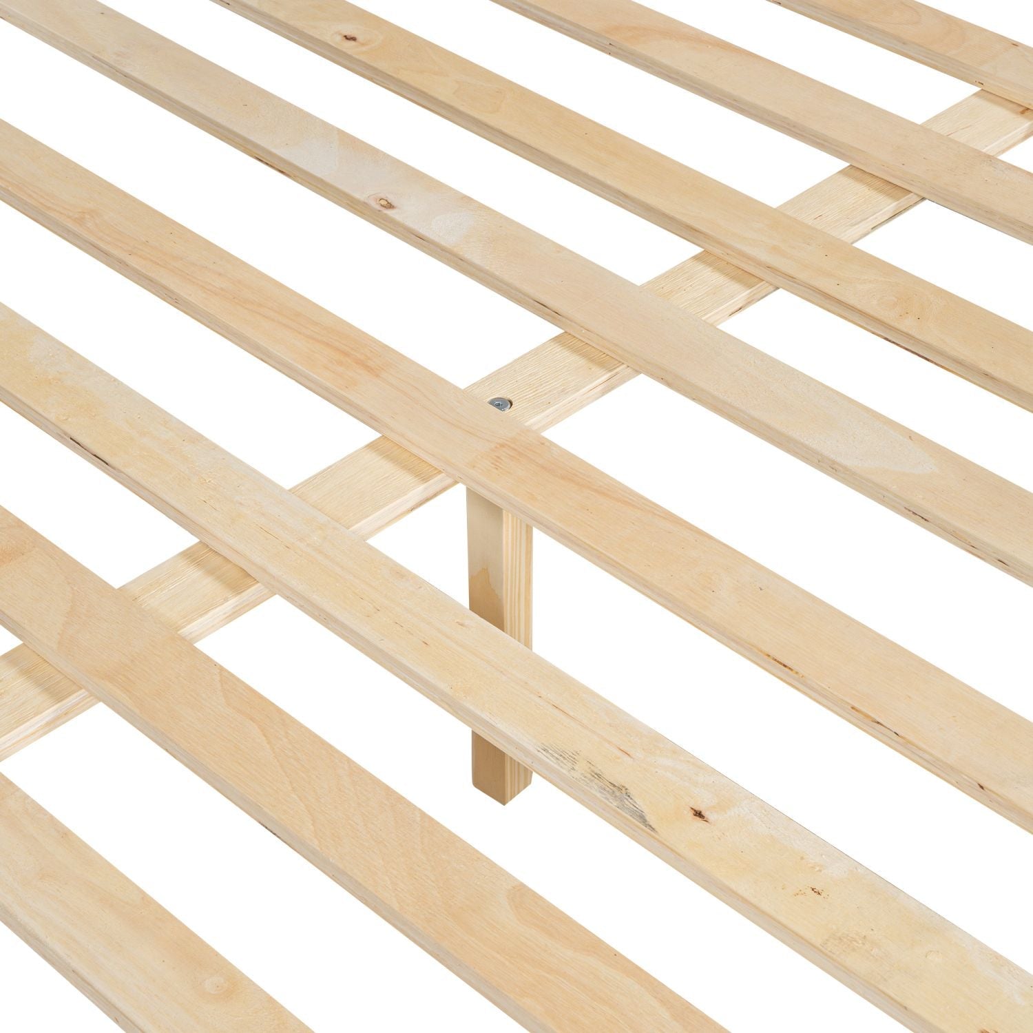 Shared Kids Room Twin XL Over Queen Wood Bunk Bed with Ladder in White | Just Better Bunk Beds