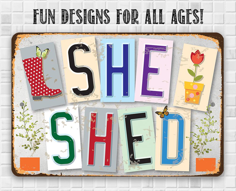 She Shed - Metal Sign