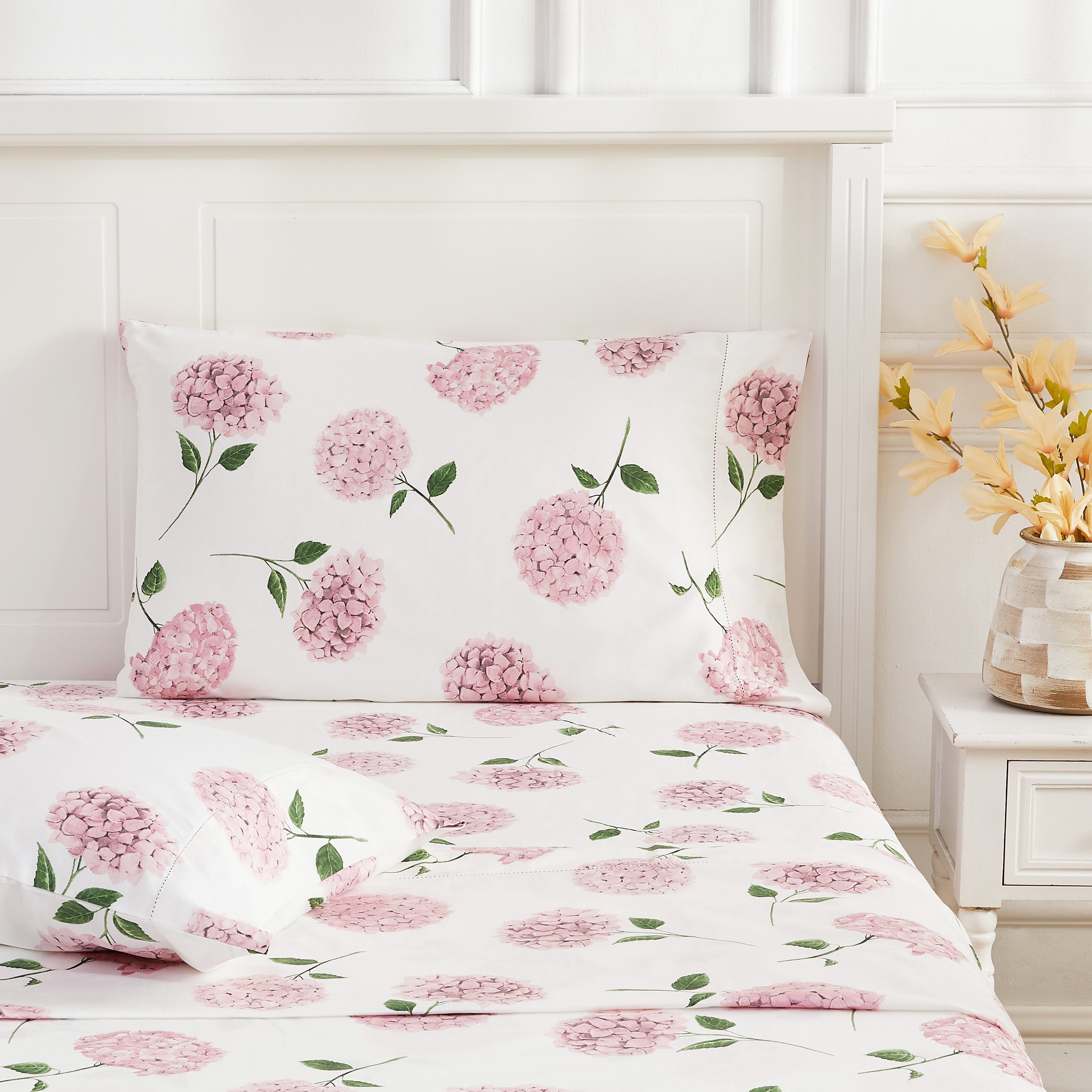 Hydrangea Printed Sheet Set