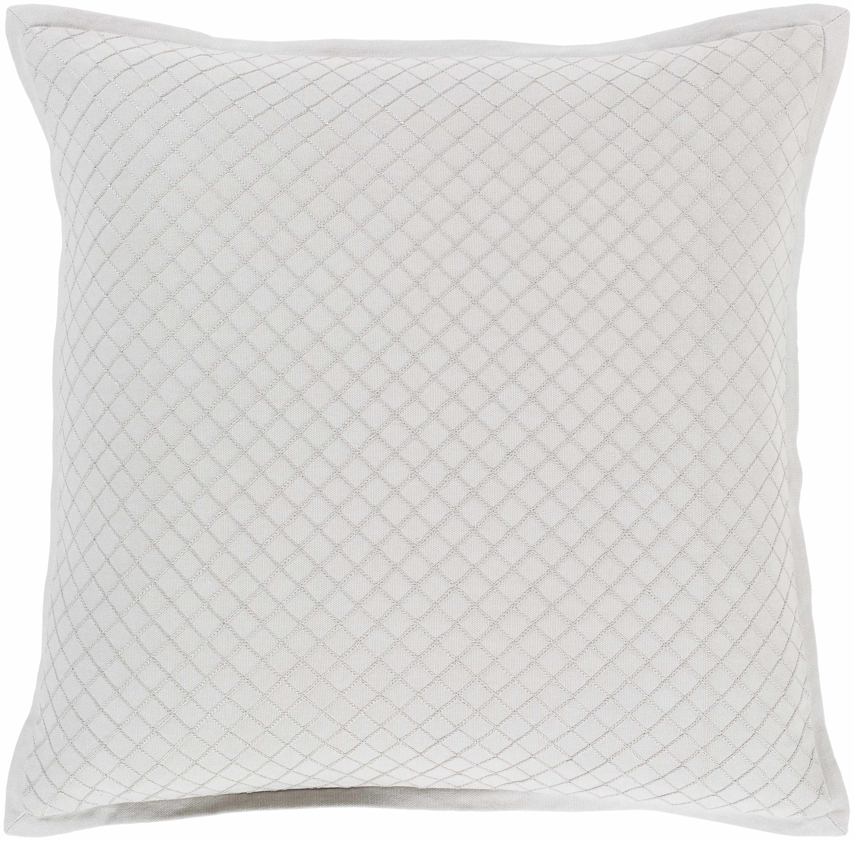Shoalwater Diamond Grid Square Accent Pillow - Clearance-0
