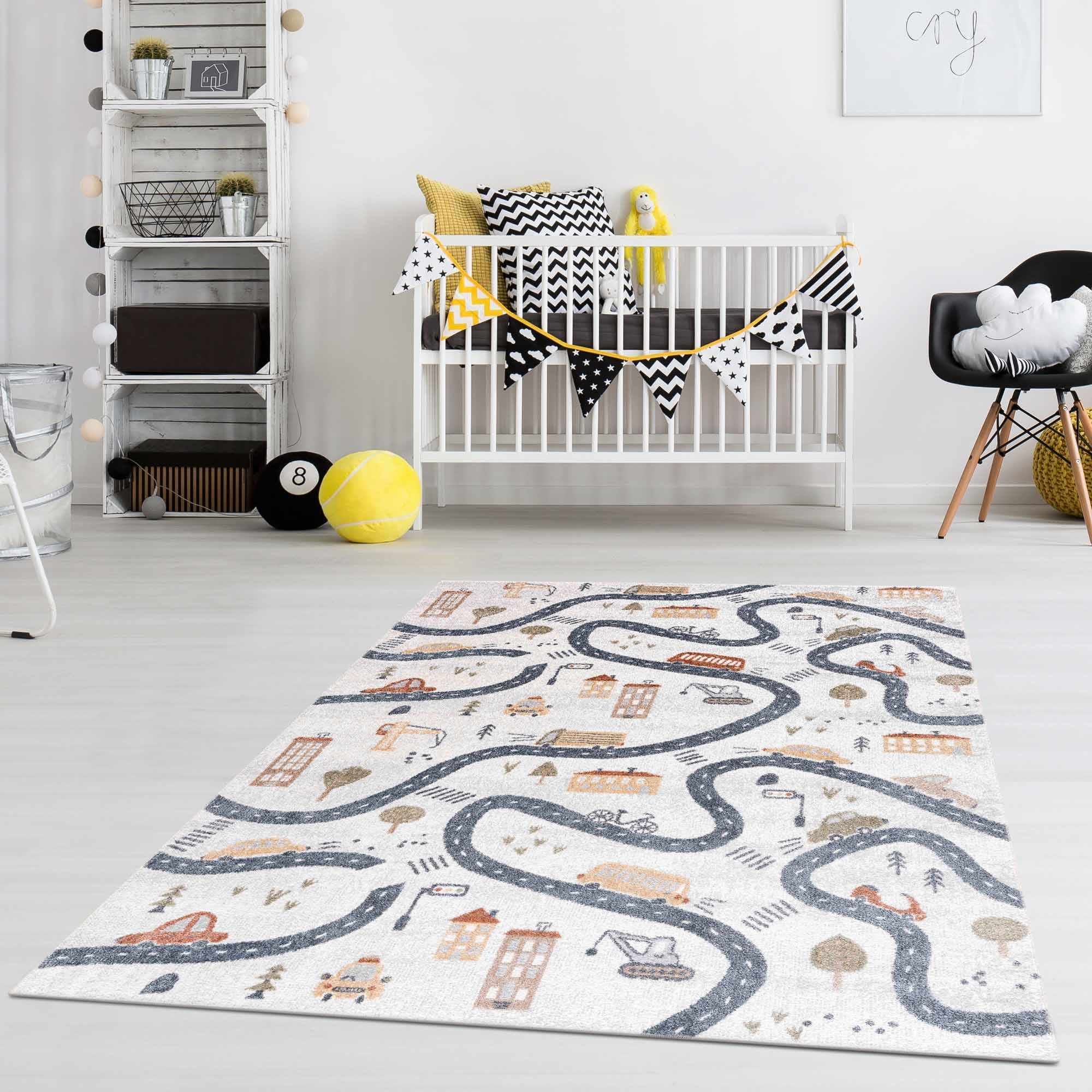 Mave Roads Washable Rug for Kids-0