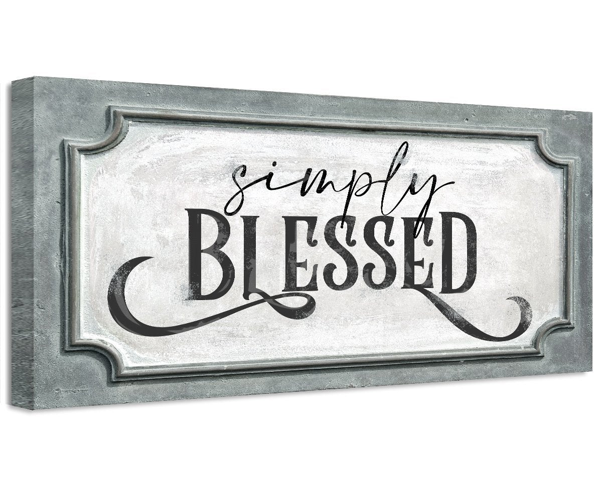 Simply Blessed - Canvas