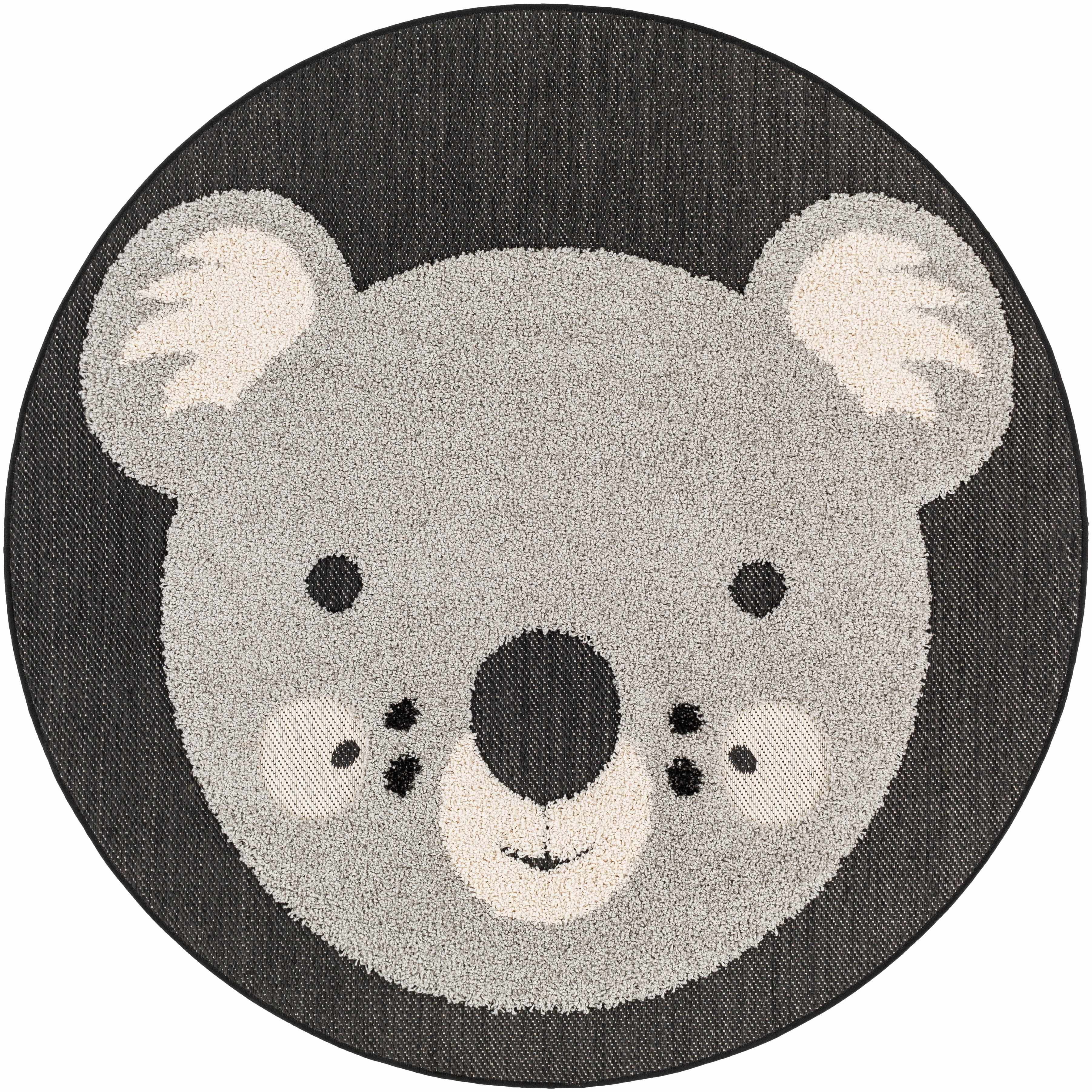 Kids Koala Animal Print Nursery Area Rug - Clearance-1