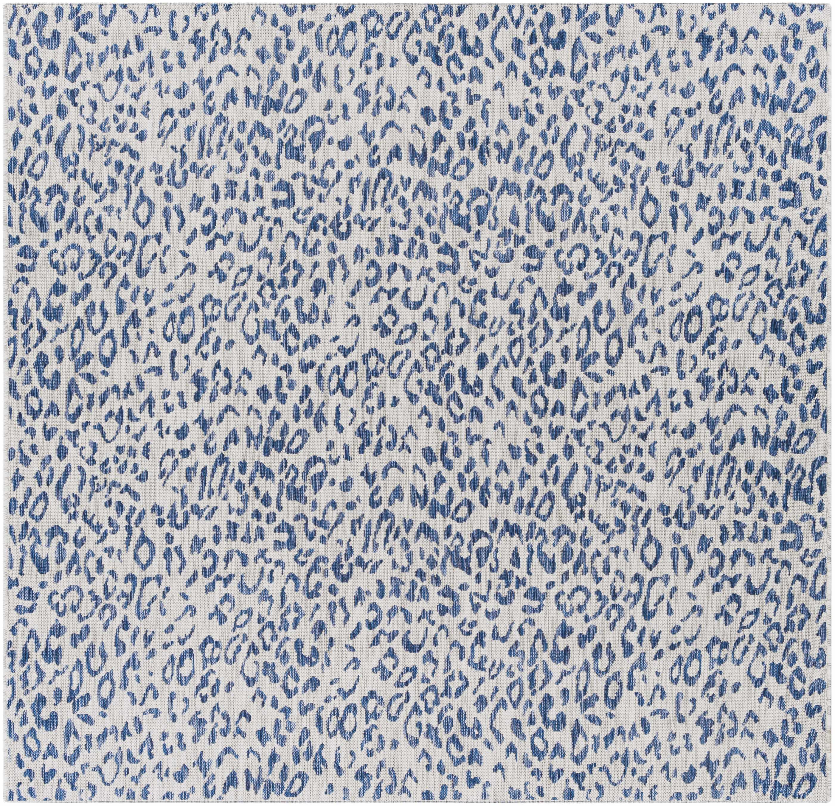 Skipsea Blue Leopard Performance Rug - PRHOMZ