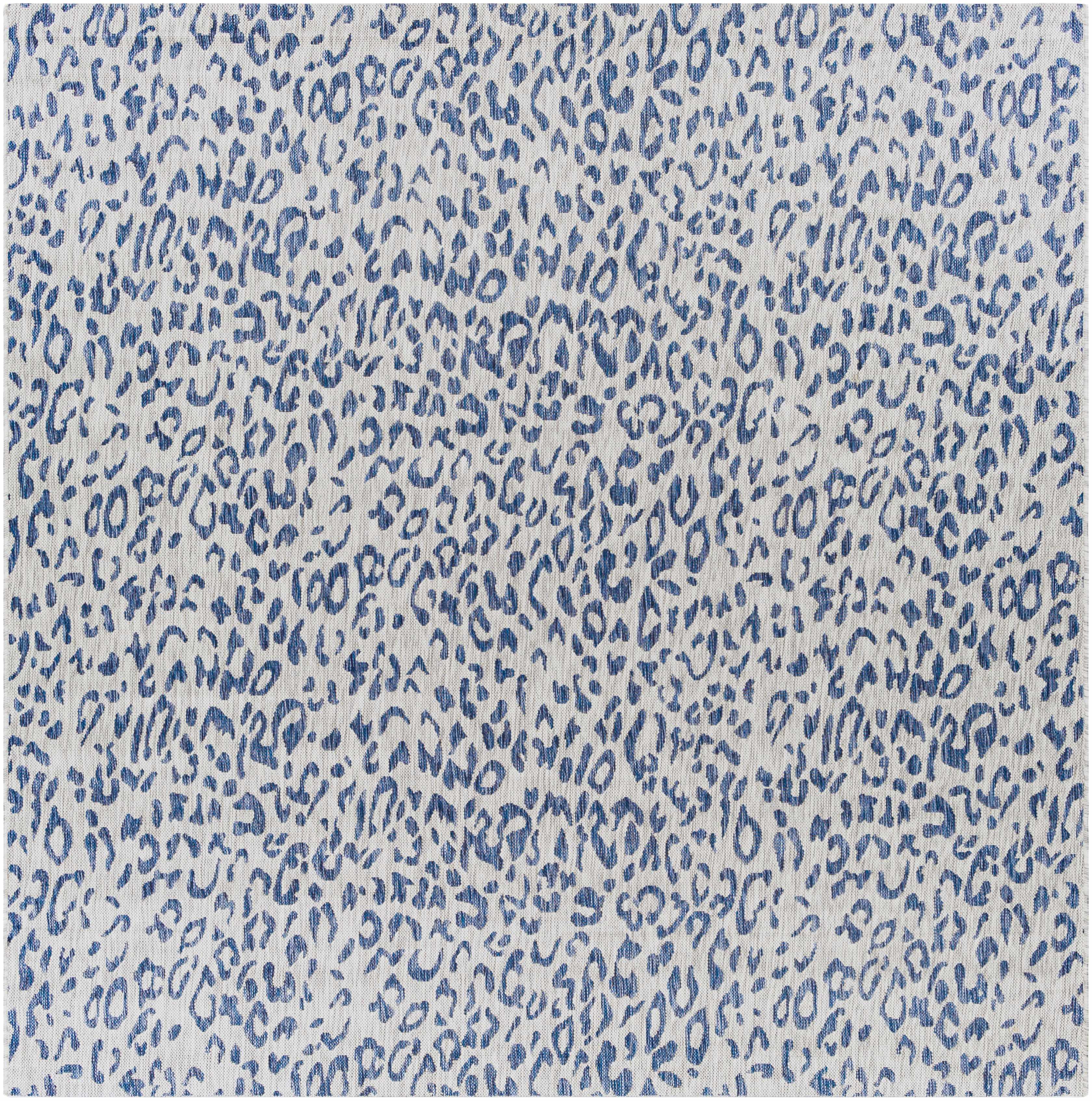 Skipsea Blue Leopard Performance Rug - PRHOMZ