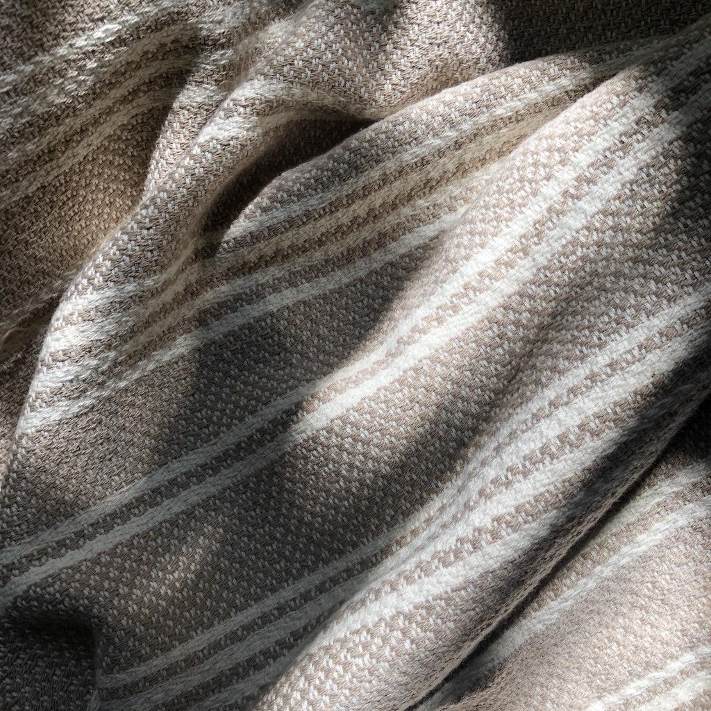 Woven Stripe Turkish Throw - PRHOMZ