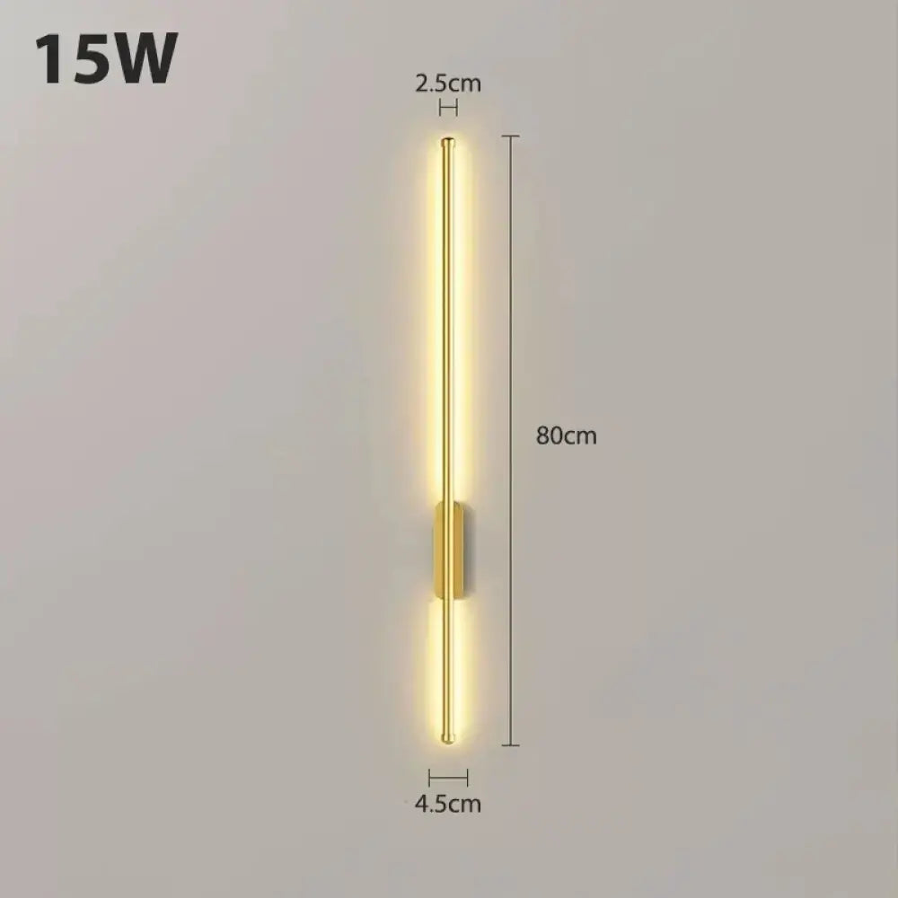 Sleek LED Nordic Wall Sconce | Bedroom & Bedside Lighting