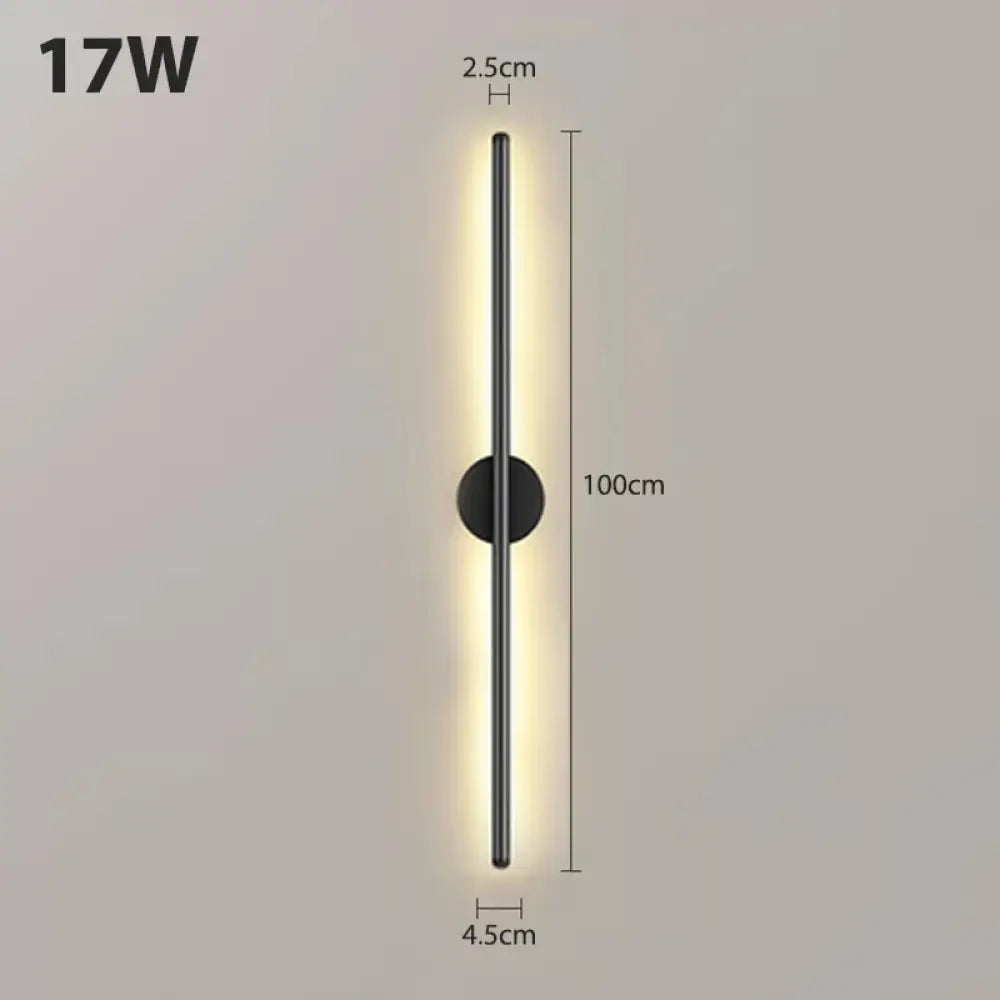 Sleek LED Nordic Wall Sconce | Bedroom & Bedside Lighting