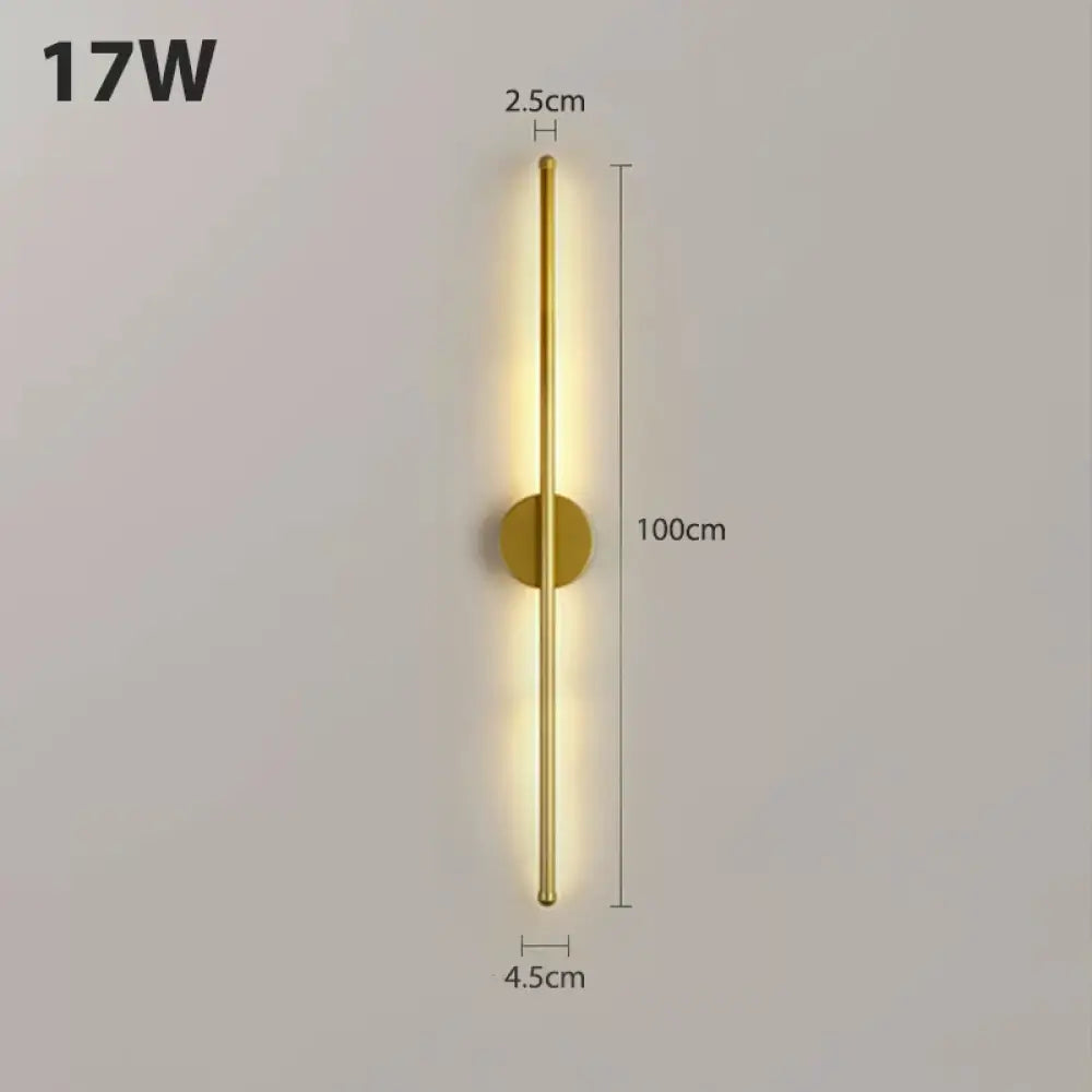 Sleek LED Nordic Wall Sconce | Bedroom & Bedside Lighting