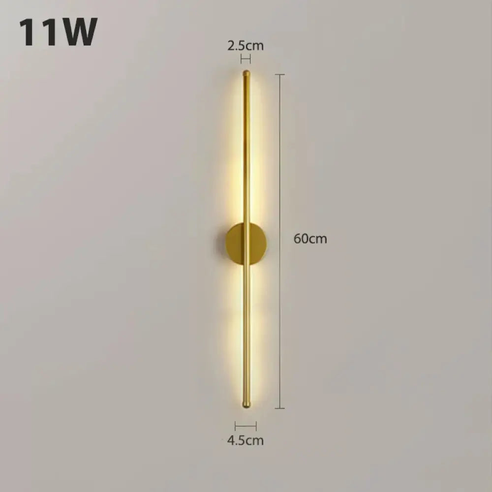 Sleek LED Nordic Wall Sconce | Bedroom & Bedside Lighting