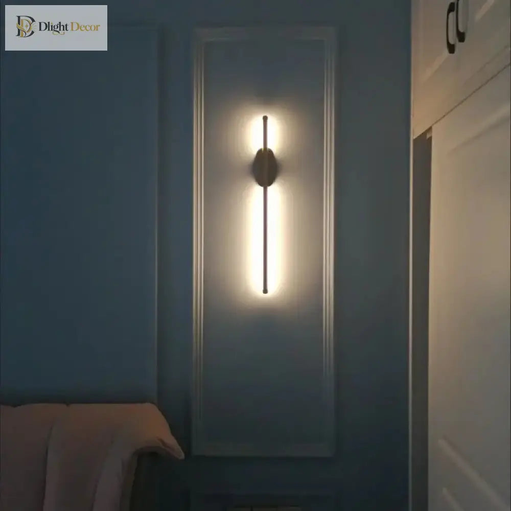 Sleek LED Nordic Wall Sconce | Bedroom & Bedside Lighting