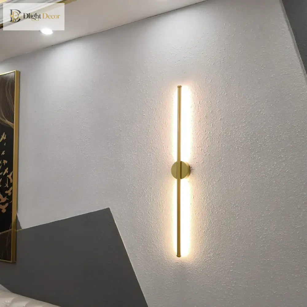Sleek LED Nordic Wall Sconce | Bedroom & Bedside Lighting