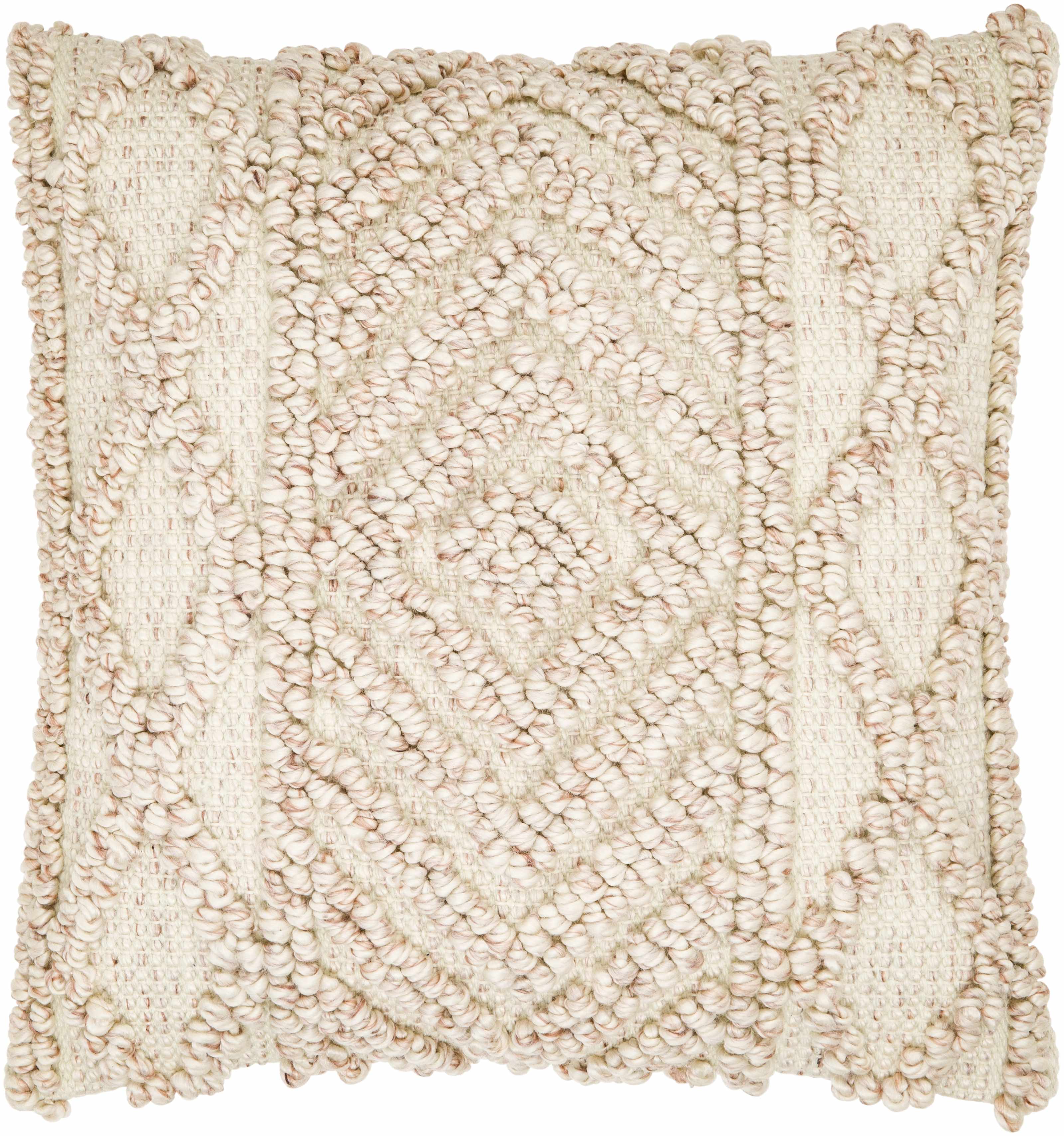 Lindy Pale Pink Throw Pillow-0