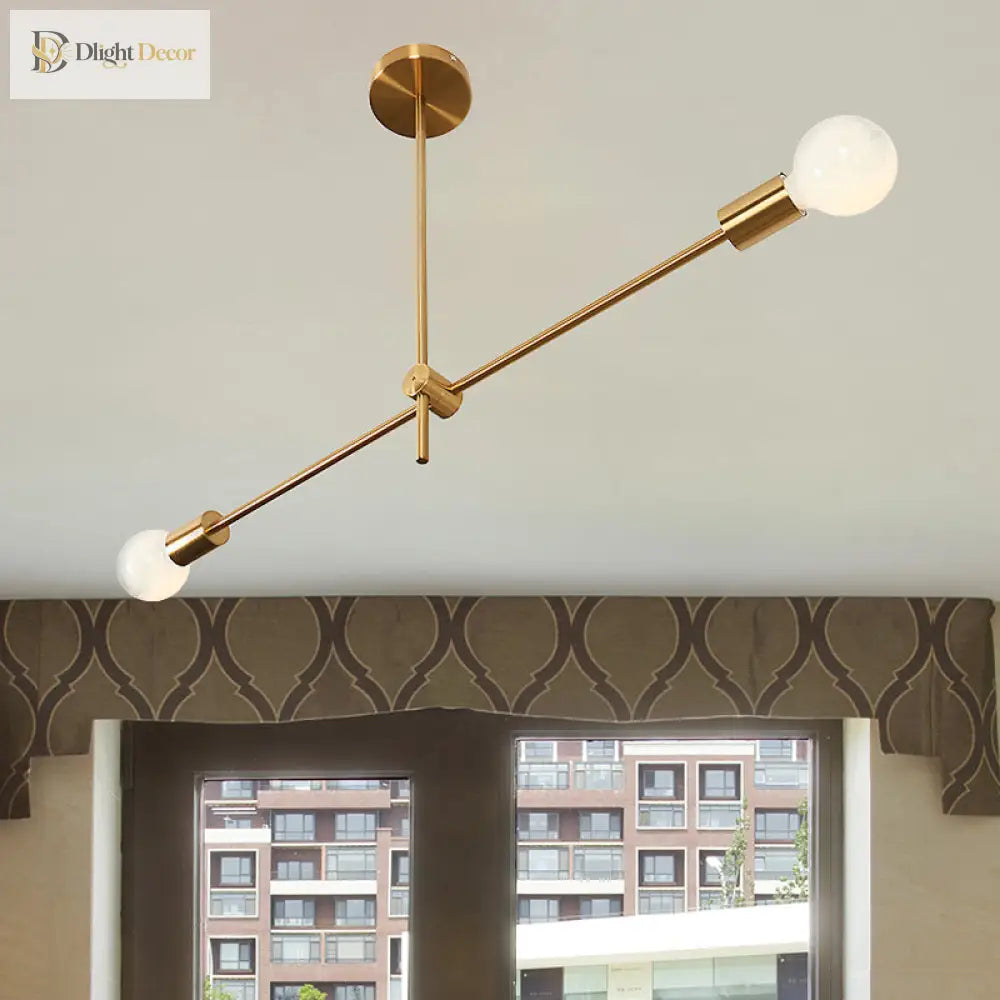 Sophia Modern Brass Chandelier | Dining Room Home Lighting
