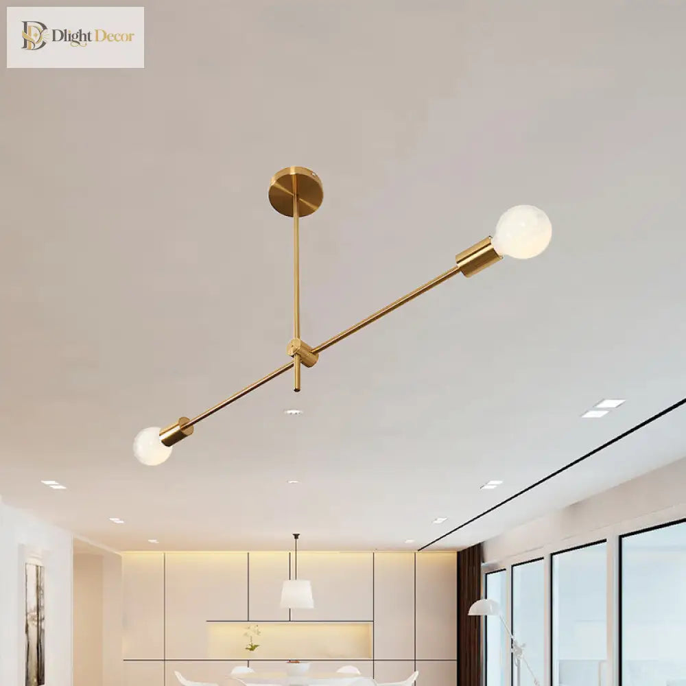 Sophia Modern Brass Chandelier | Dining Room Home Lighting