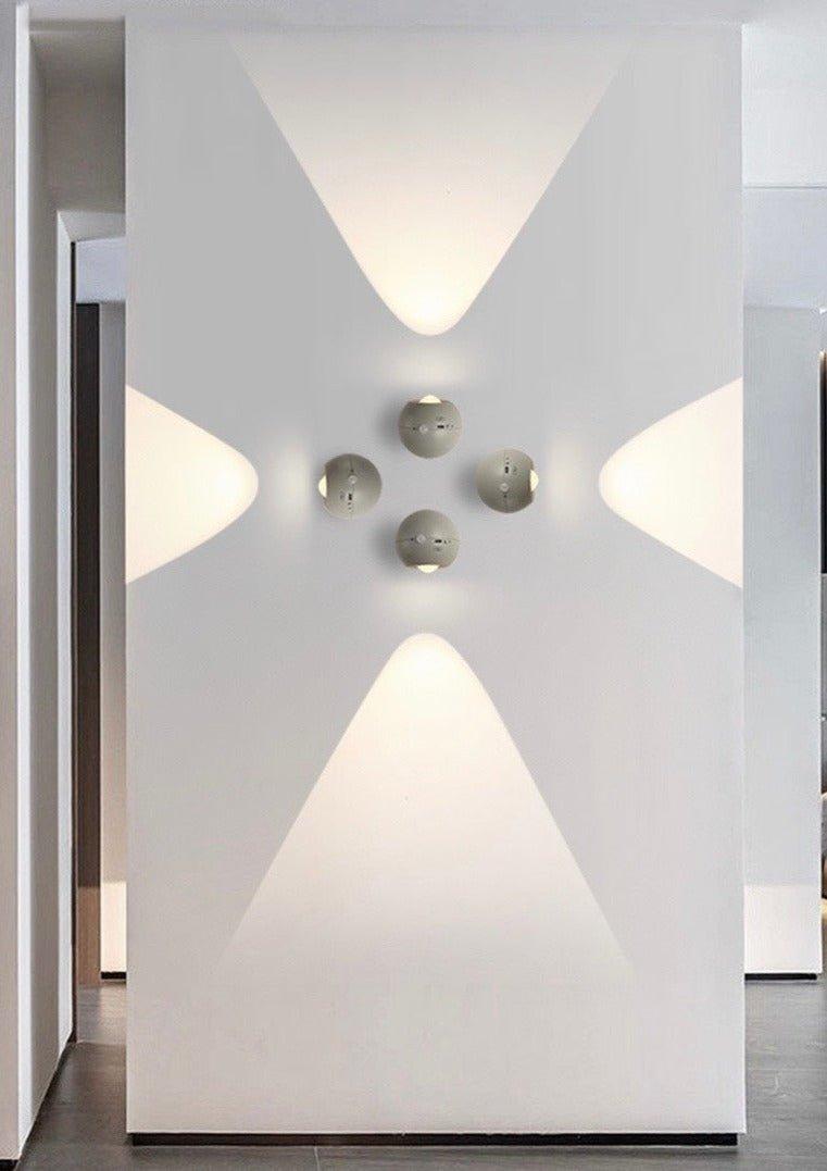 Space Age Motion Sensor Night Light: Punch-free Wall Accent Lighting, Dimmable Nursery Light, Portable Flash Light All-in-One - PRHOMZ