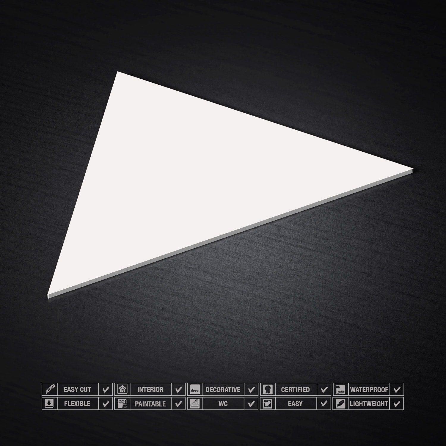 3D Triangle Wall Decor (Pack 10) - PRHOMZ