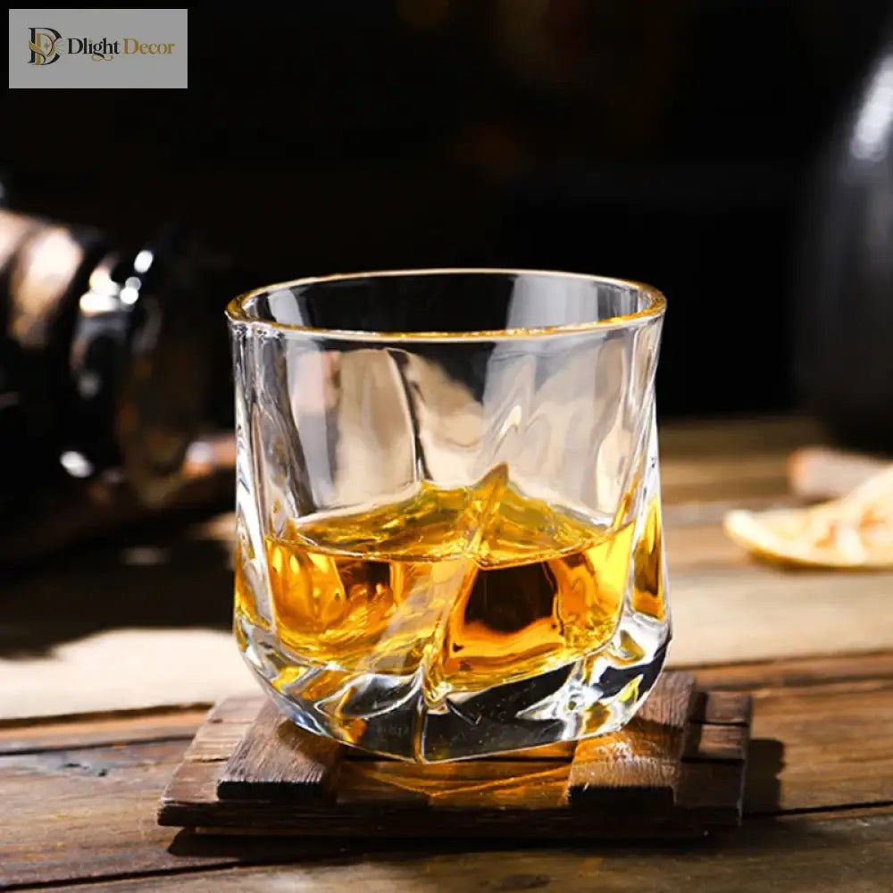 Spiral Square Glass Cup Set — 170ml