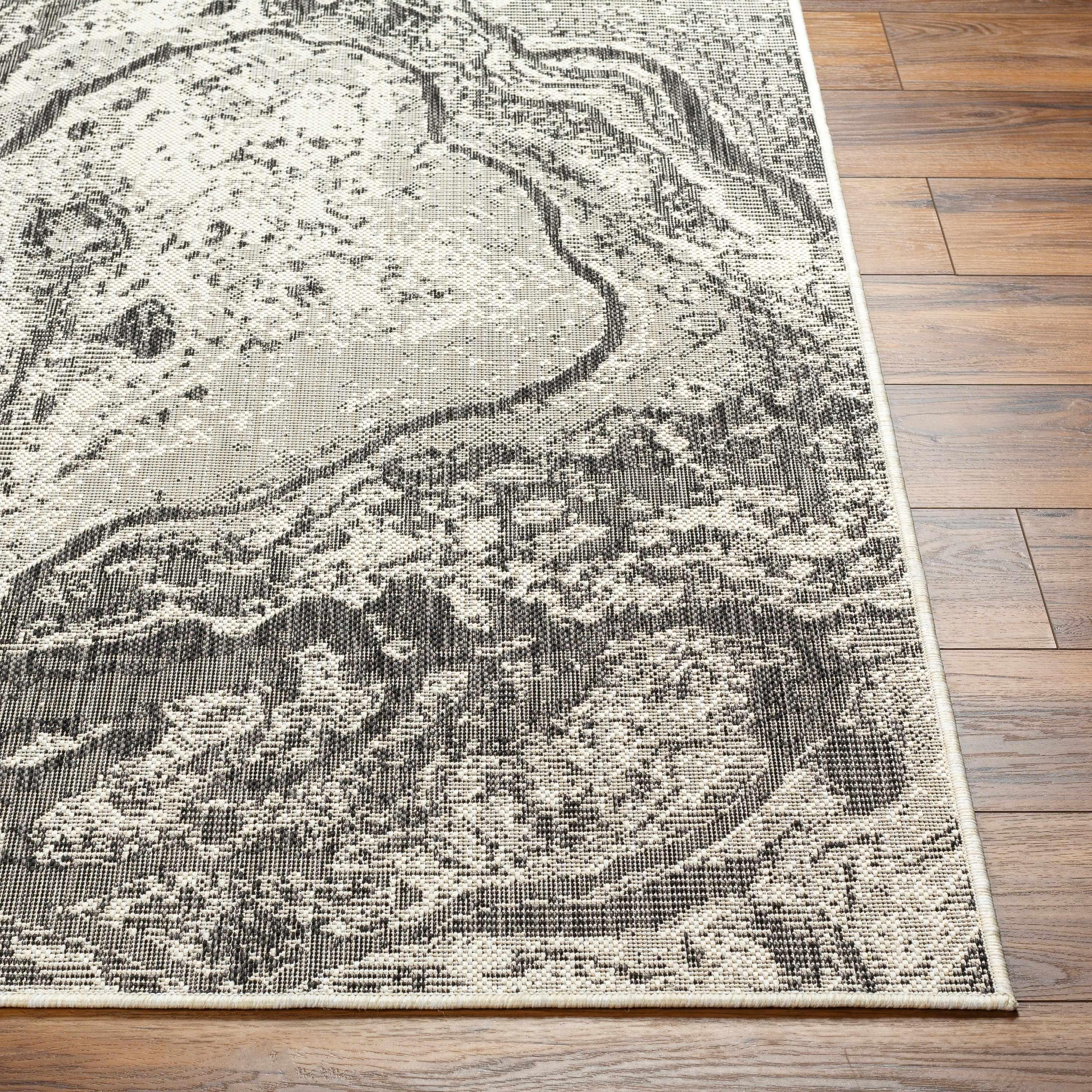 Basma Nutmeg Marble Area Rug - PRHOMZ