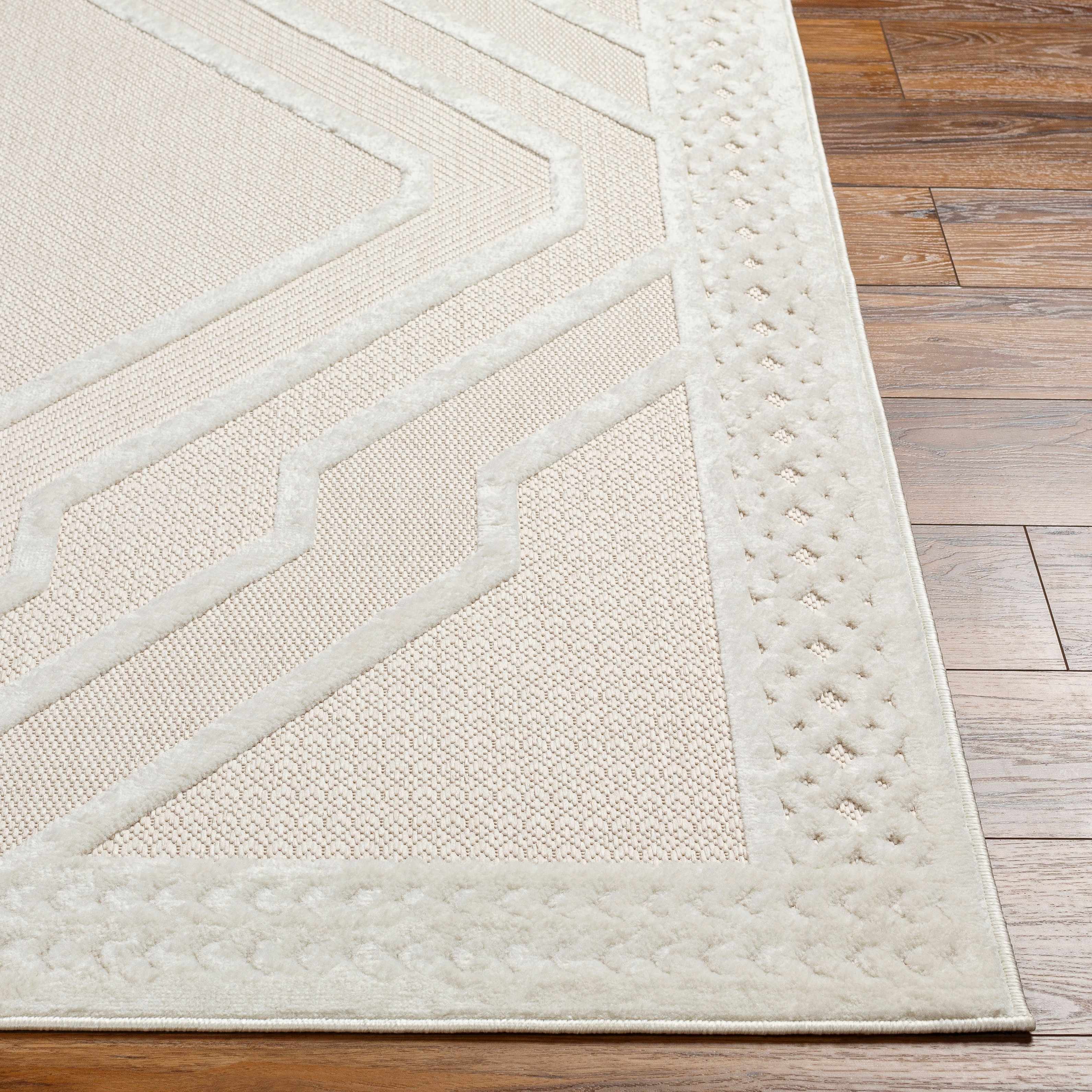 Anja Cream Outdoor Rug - Clearance-3