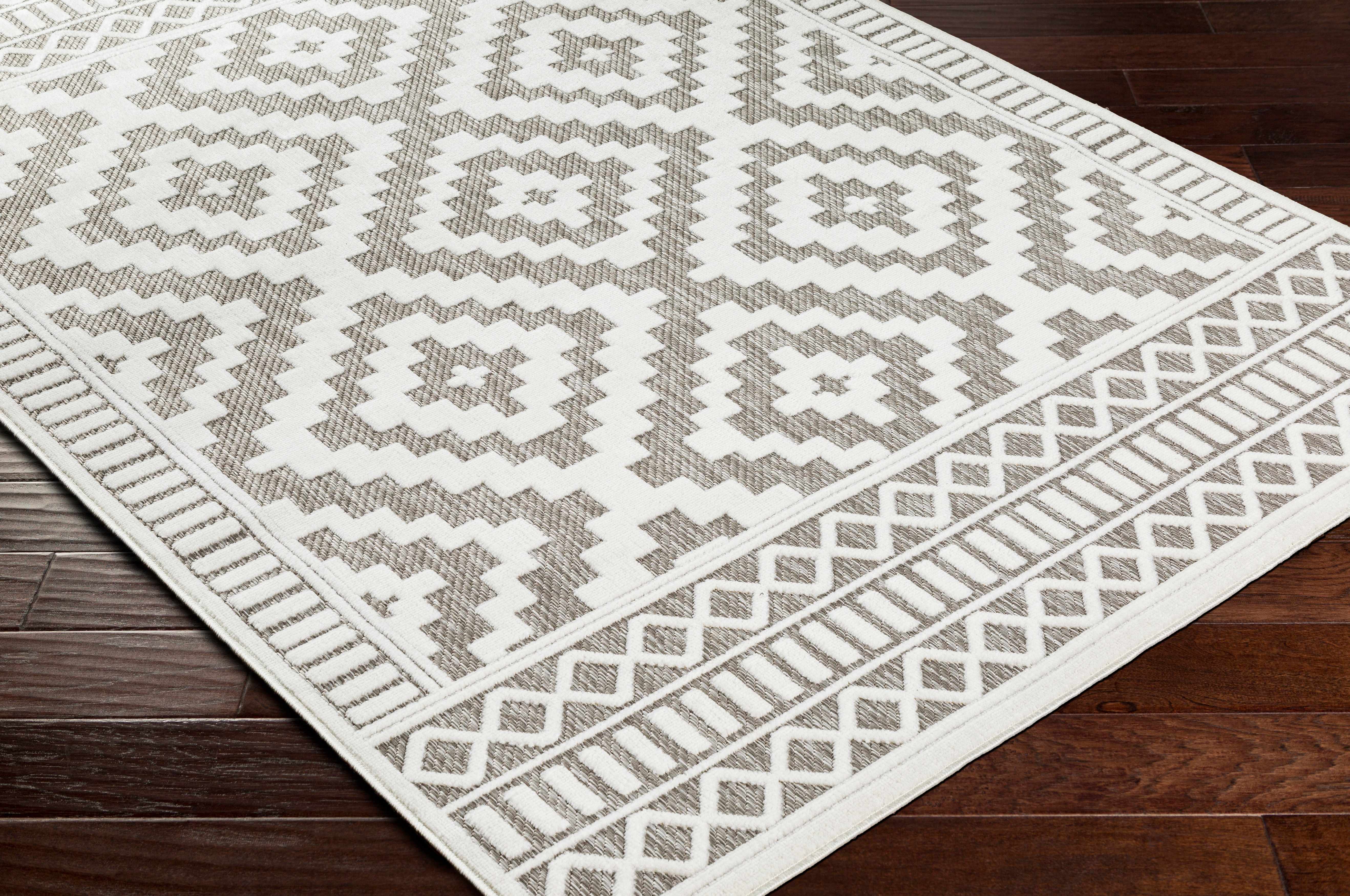 Feya Beige Outdoor Rug - Clearance-3