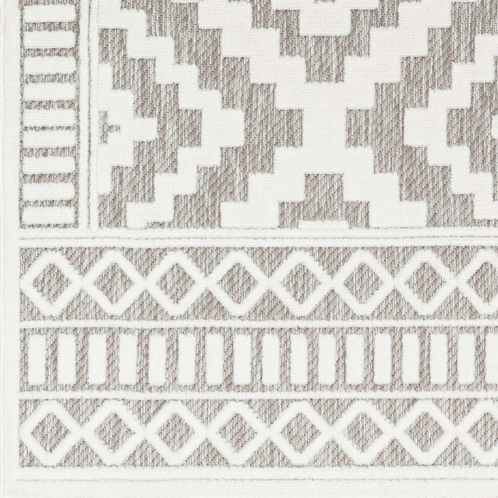 Feya Beige Outdoor Rug - Clearance-4