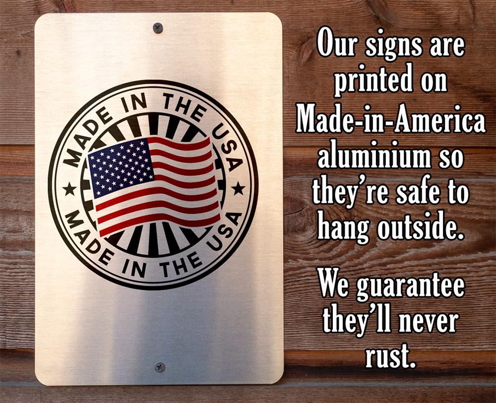 Stage Door Direction (Pointing Right) - Metal Sign