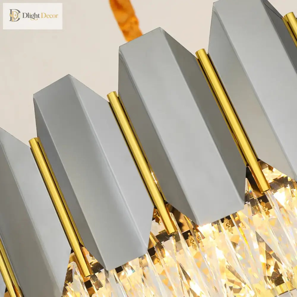 Stainless Nordic Chandelier | Modern Dining Room Lighting