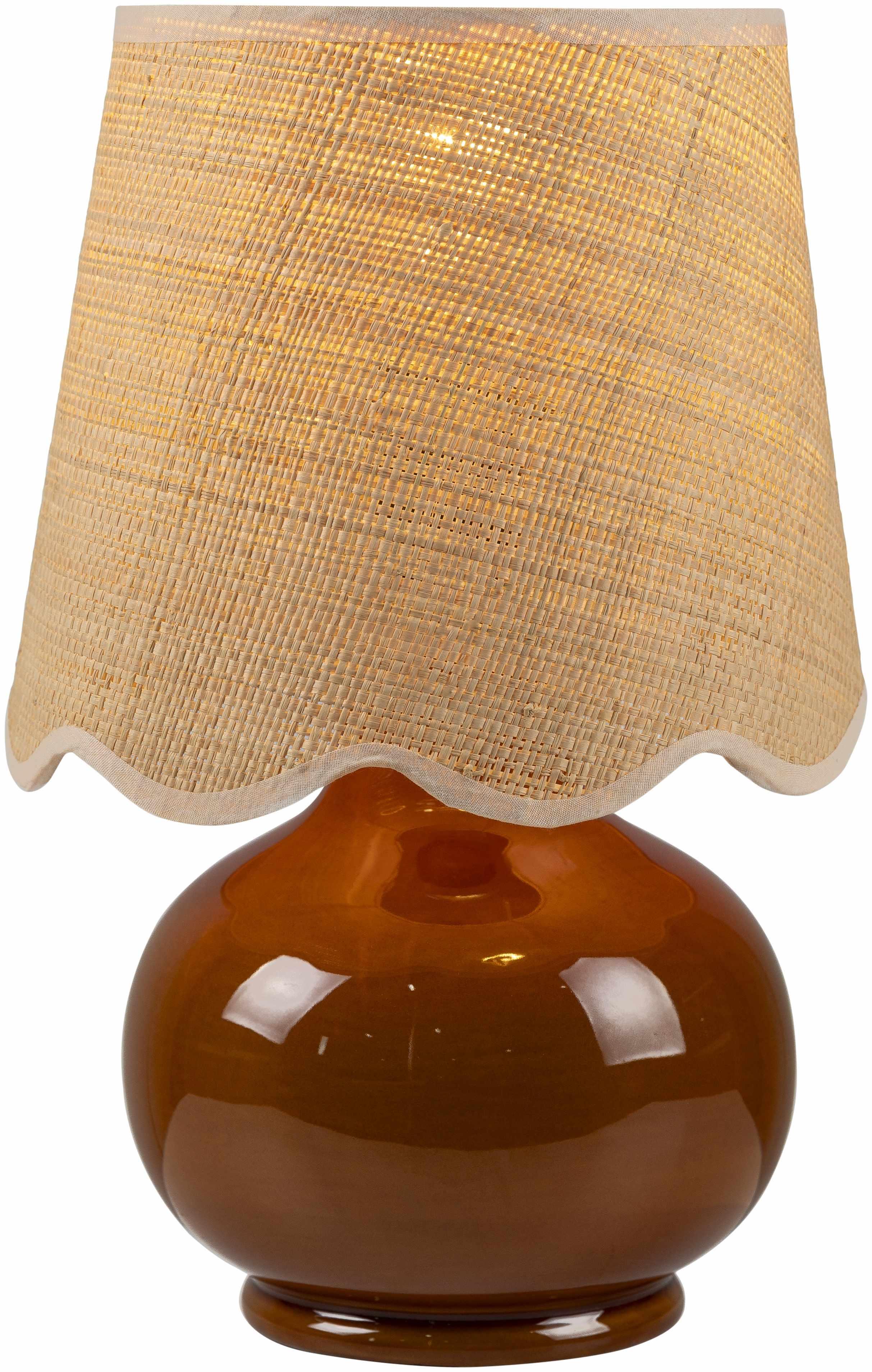 Theisseil Brown Table Lamp - PRHOMZ