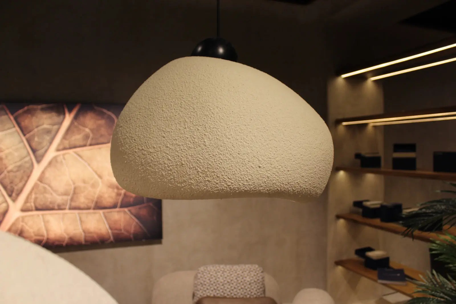 Wabi Sabi Chandeliers - Decorative Stone Textured Pendant Light