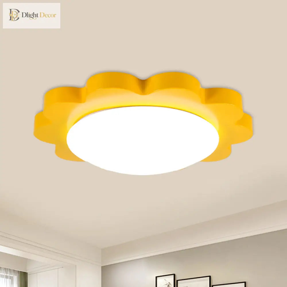 Sunny Flush Mount Light | Modern Interior Home Lighting