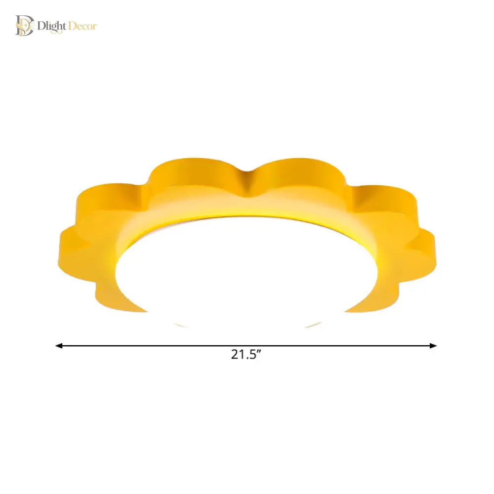 Sunny Flush Mount Light | Modern Interior Home Lighting