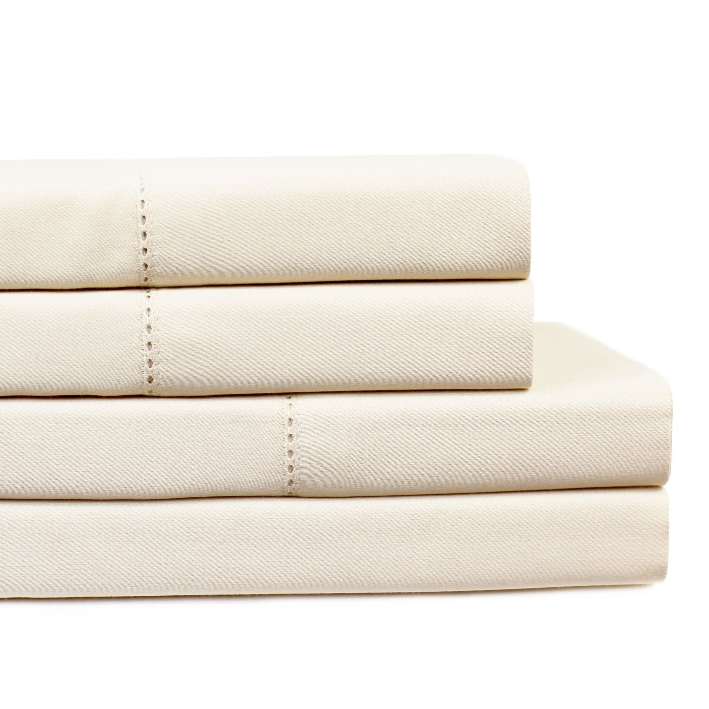 Supima Cotton 400 Thread Count Hemstitch Sheet Set