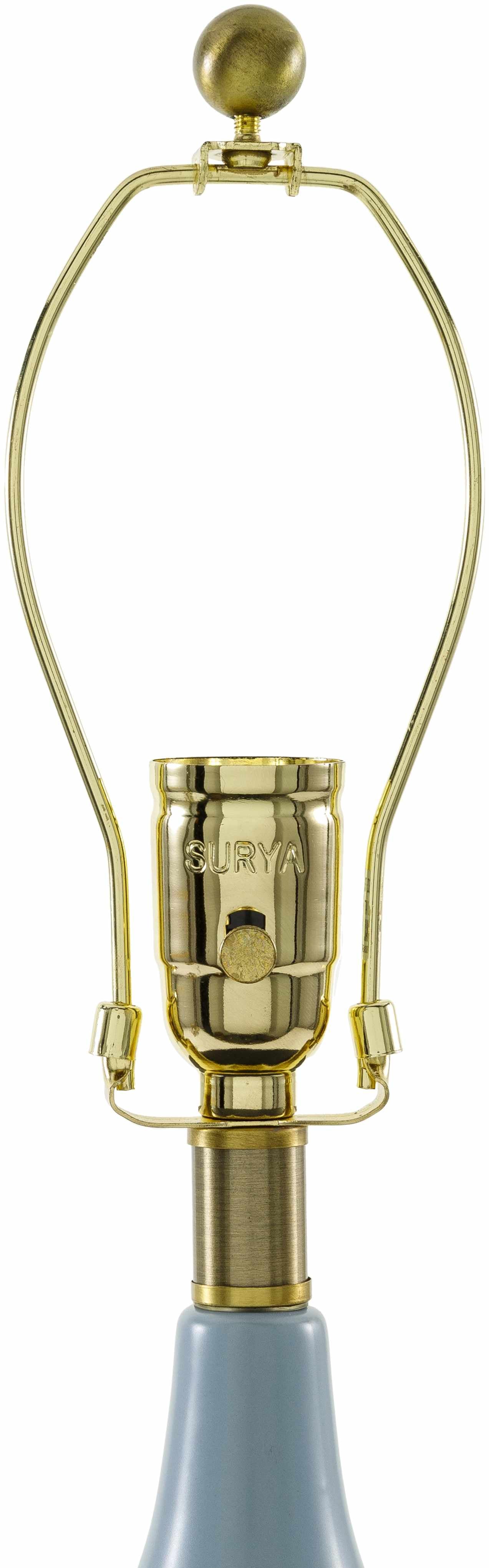 Sparanise Blue Ceramic Table Lamp-4