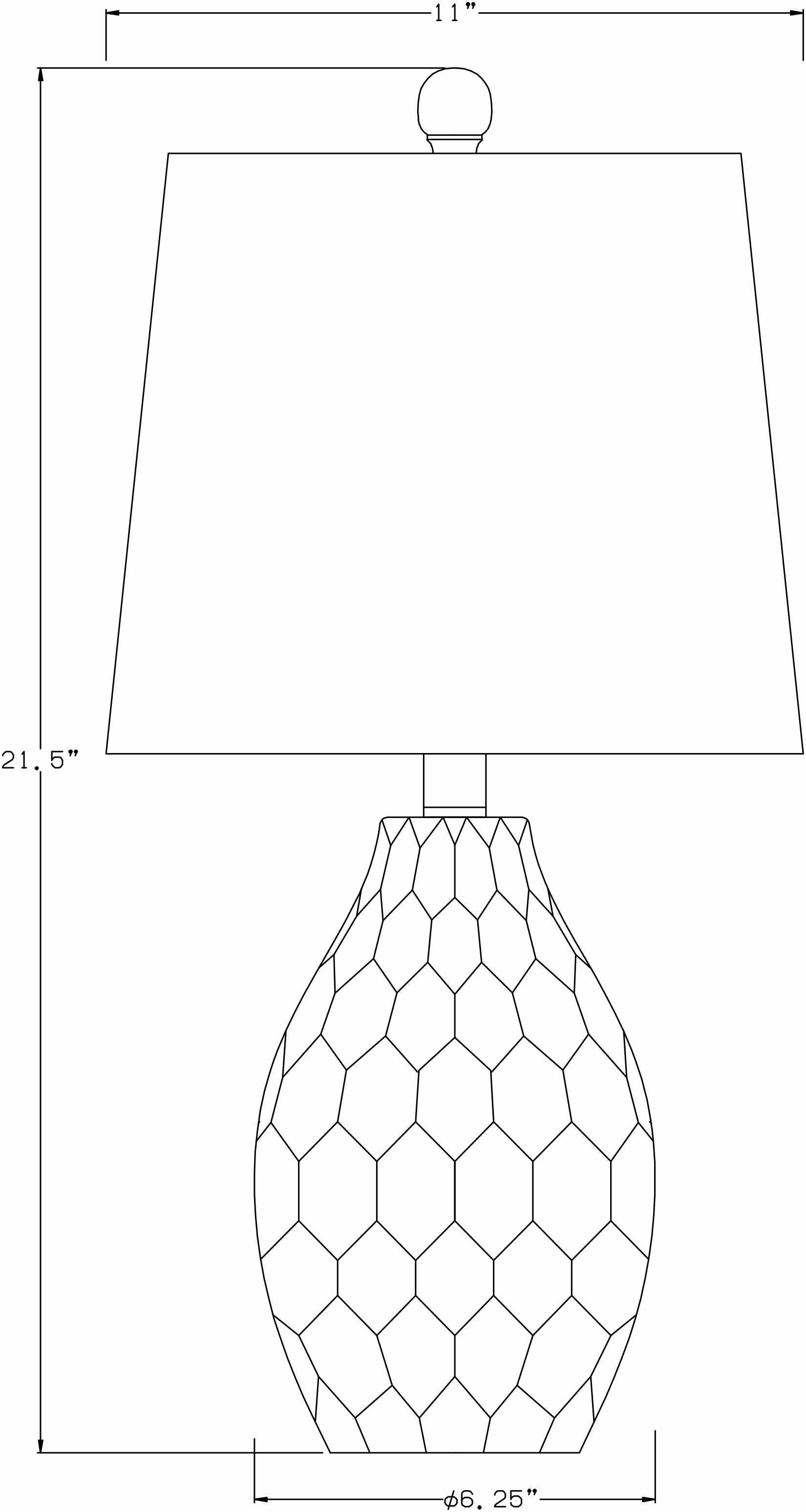 Taguig White Ceramic Table Lamp - PRHOMZ