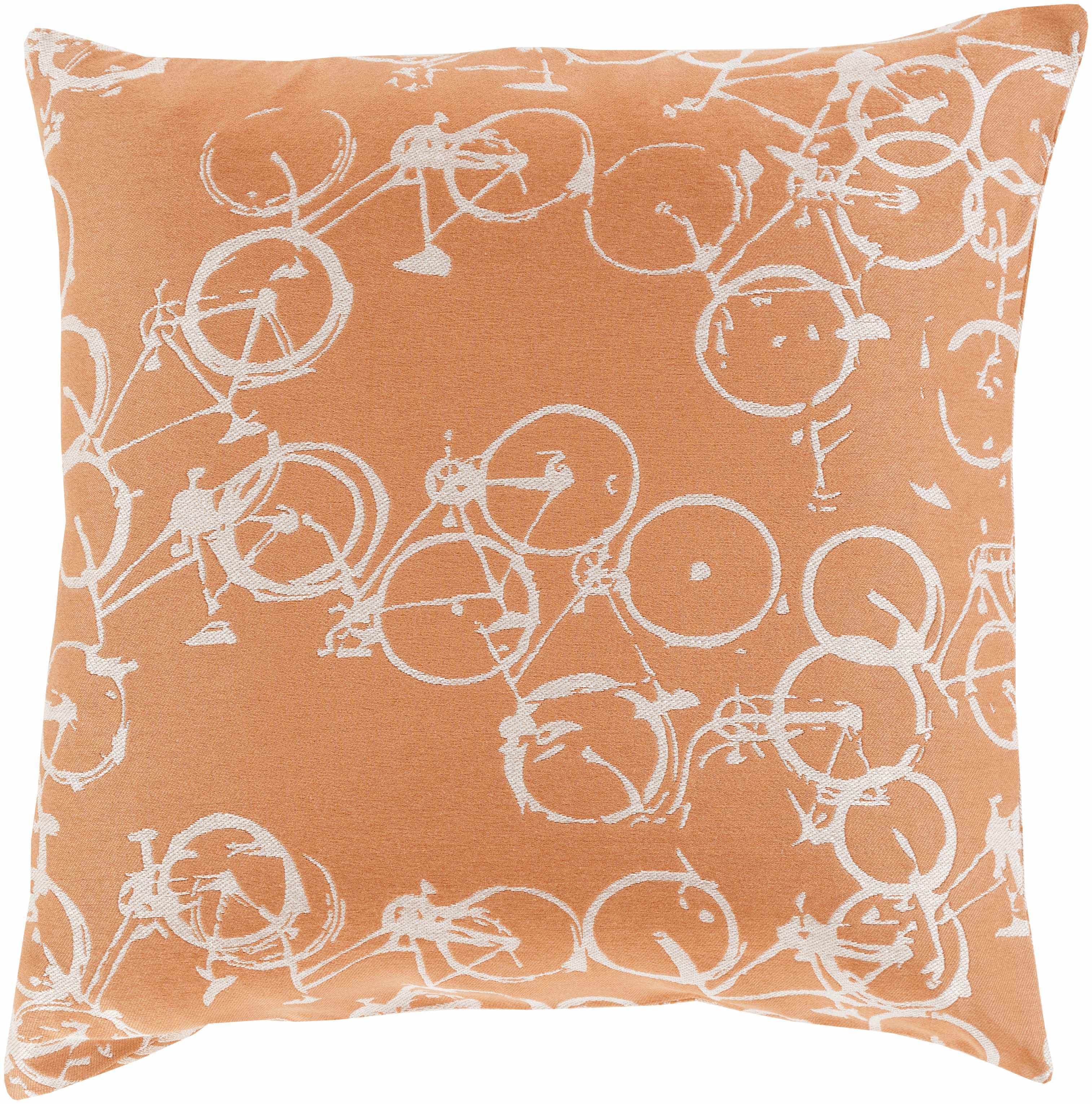 Tangmere Bicycle Print Throw Pillow - Clearance-0