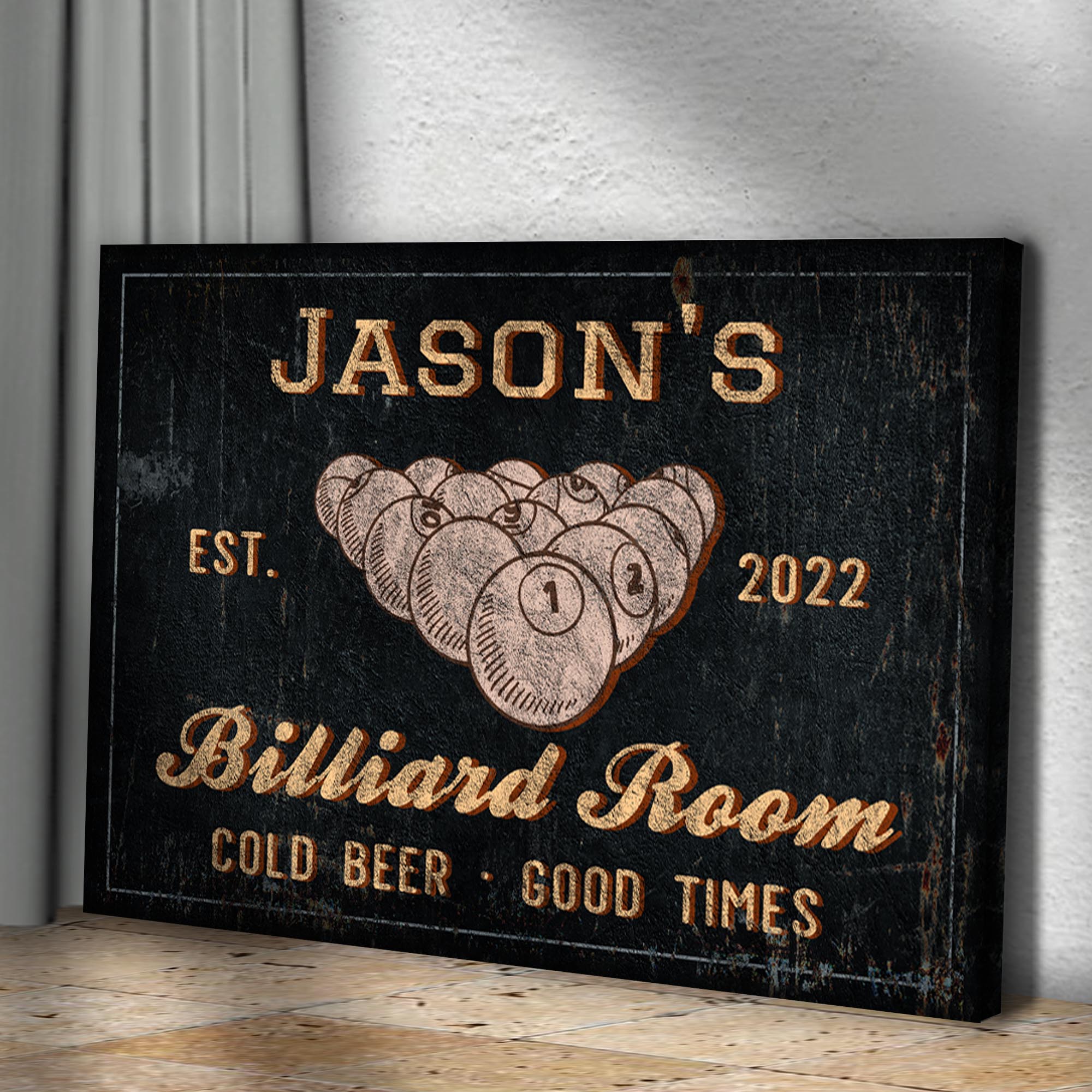 Billiard Room Sign
