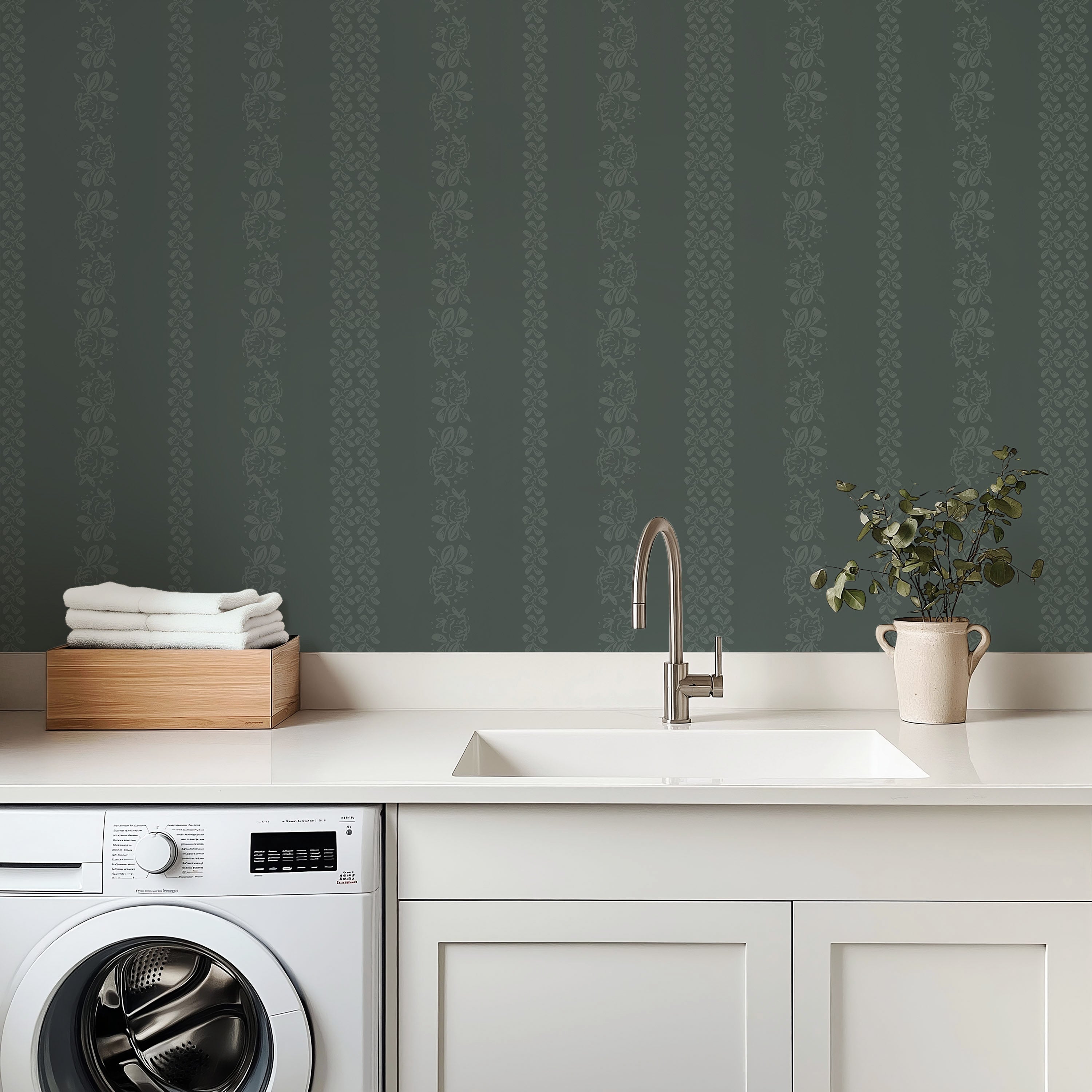 Evanthe Wallpaper by WabiSabi Pattern Studio