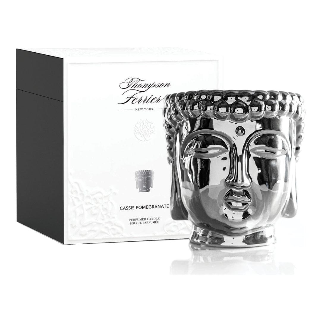 Silver Buddha Candle-1