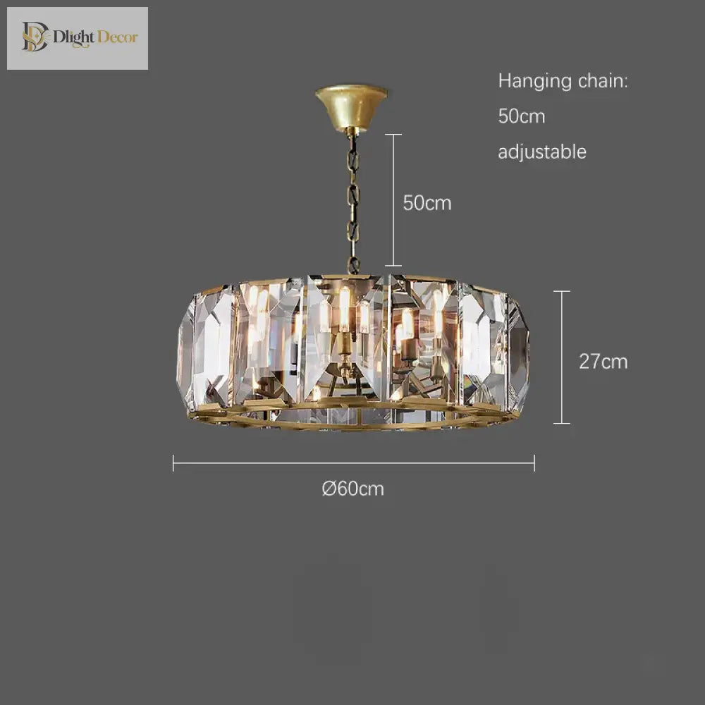 Timeless LED Crystal Chandelier | Dining Room Lighting